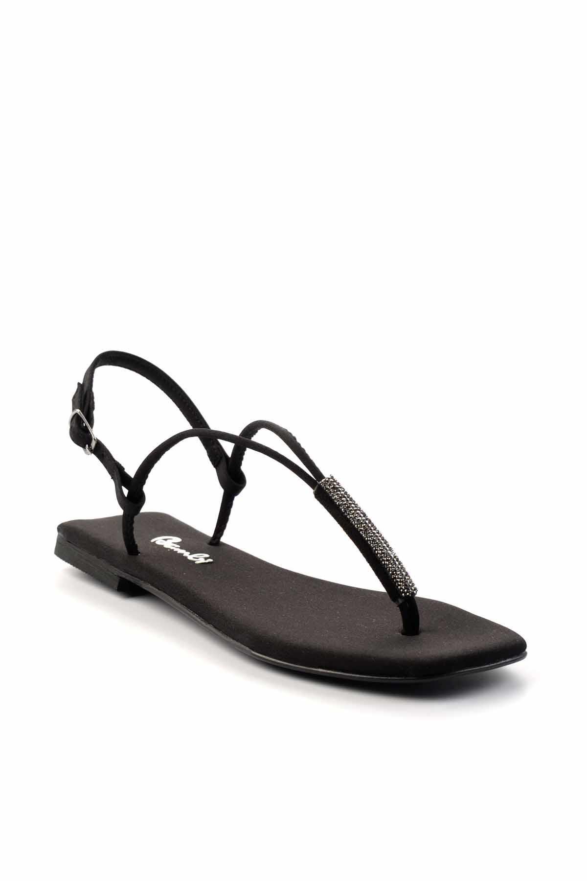 Mat Siyah  Kadın Sandalet K05137031038