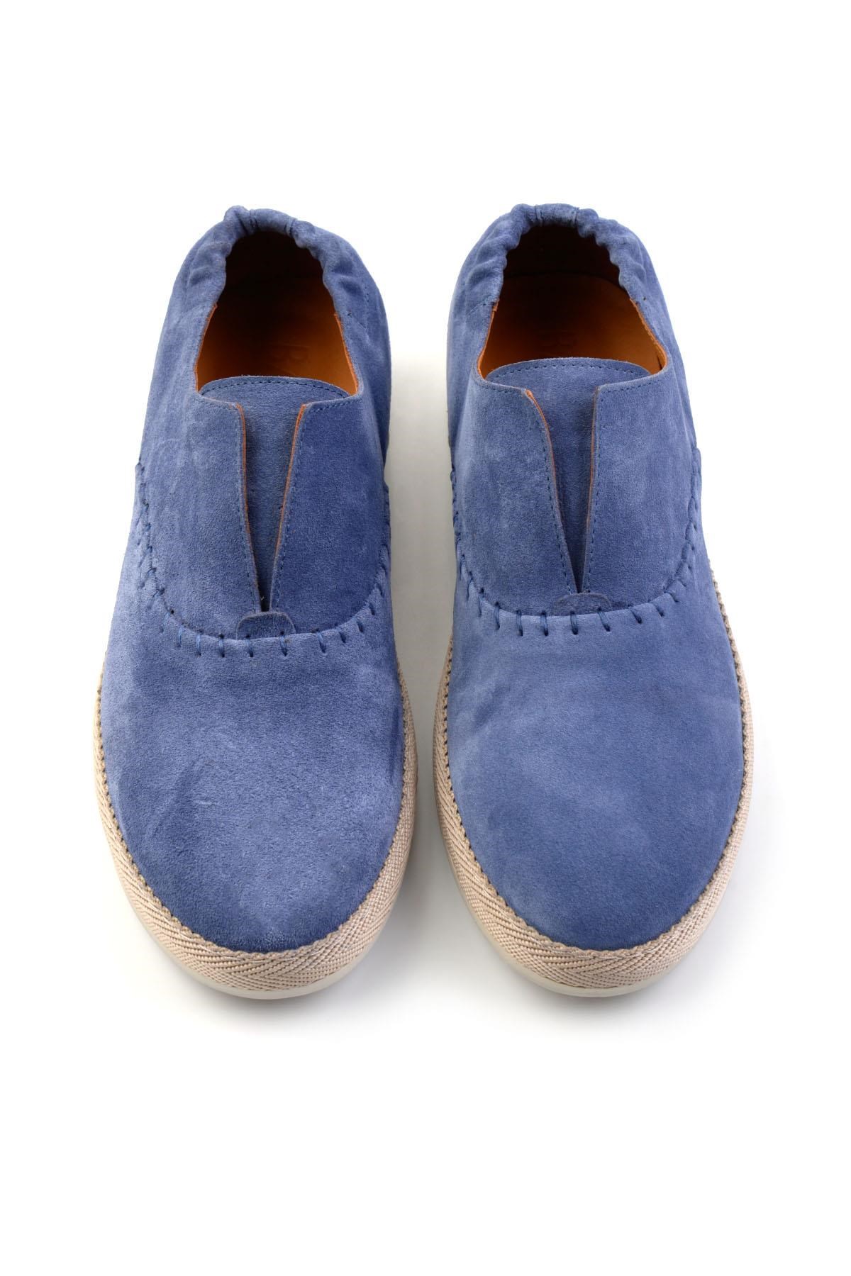Mavi Hakiki Deri Erkek Espadril E01901361102