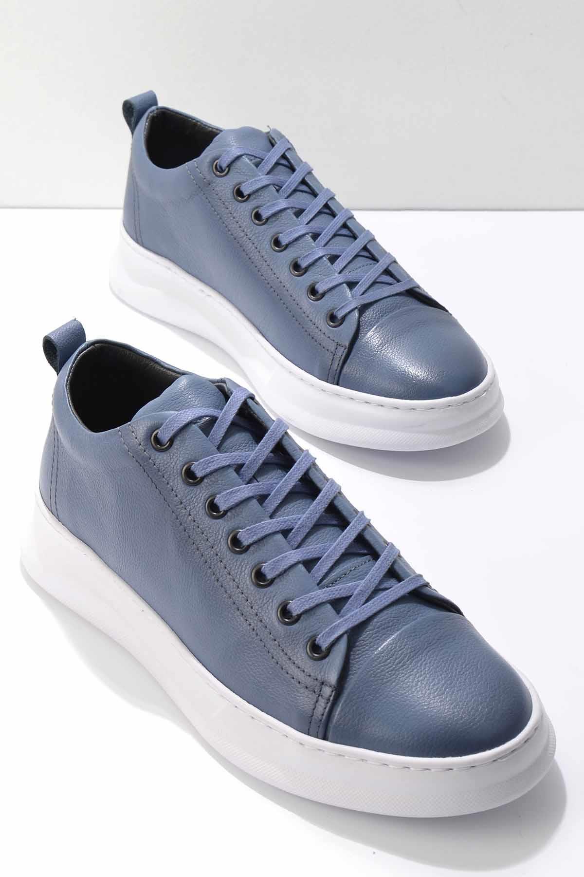 Mavi Hakiki Deri Erkek Sneaker E01759021603