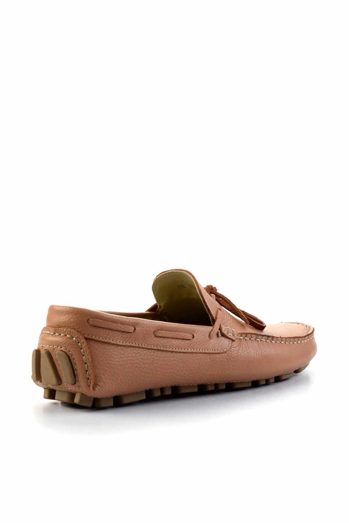 Nude Floter Hakiki Deri Erkek Loafer Ayakkabı E01395332140