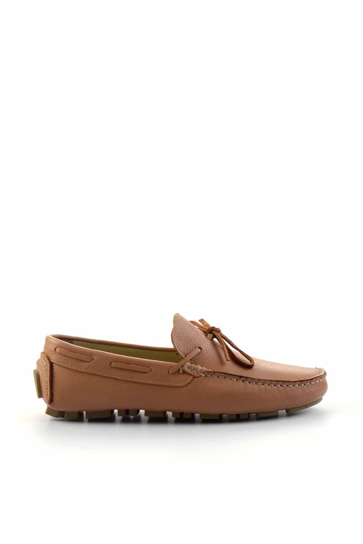 Nude Floter Hakiki Deri Erkek Loafer Ayakkabı E01395332140