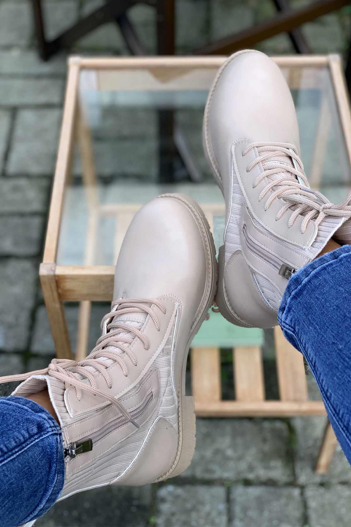 Nude  Kadın Bot & Bootie K02839028009