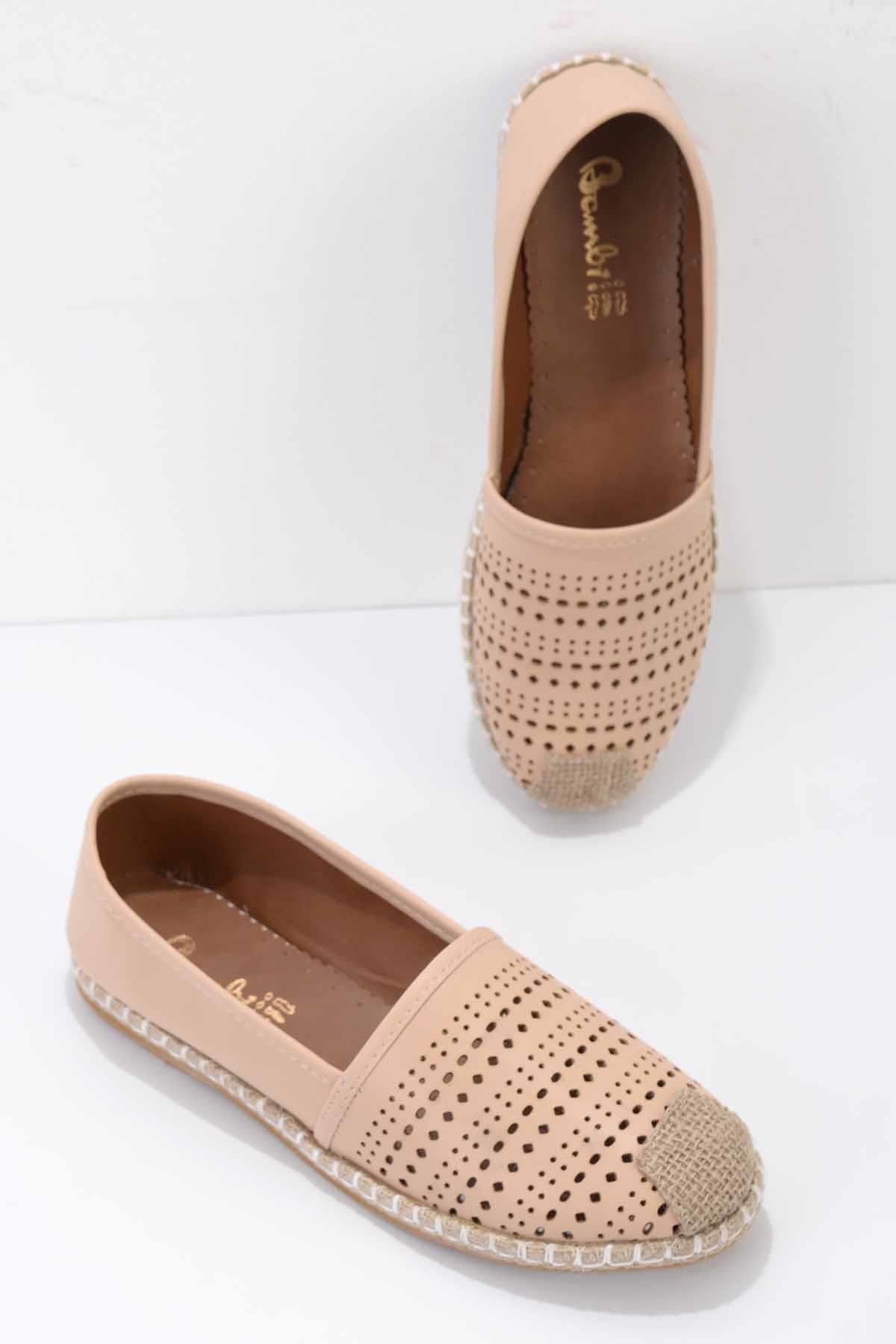 Nude  Kadın Espadril K01702141909