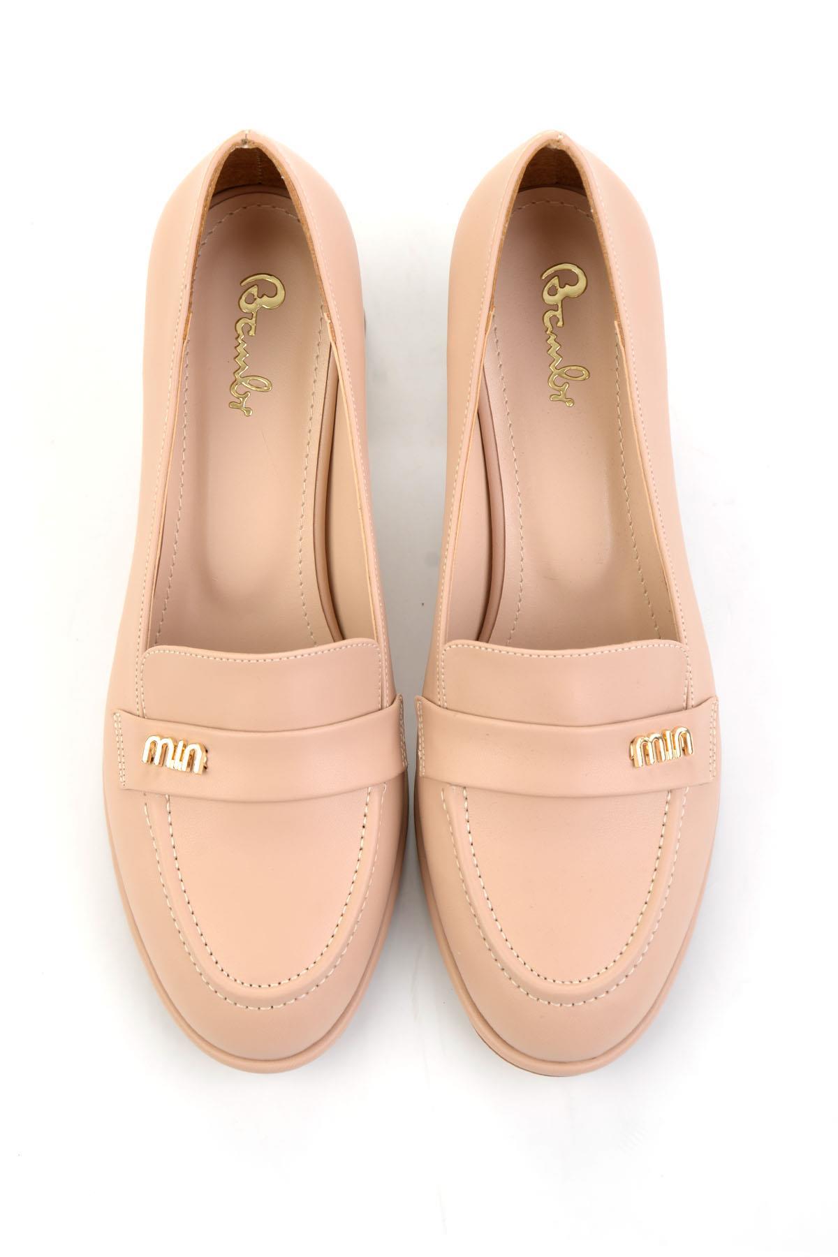 Nude  Kadın Klasik Topuklu Ayakkabı K01231472009