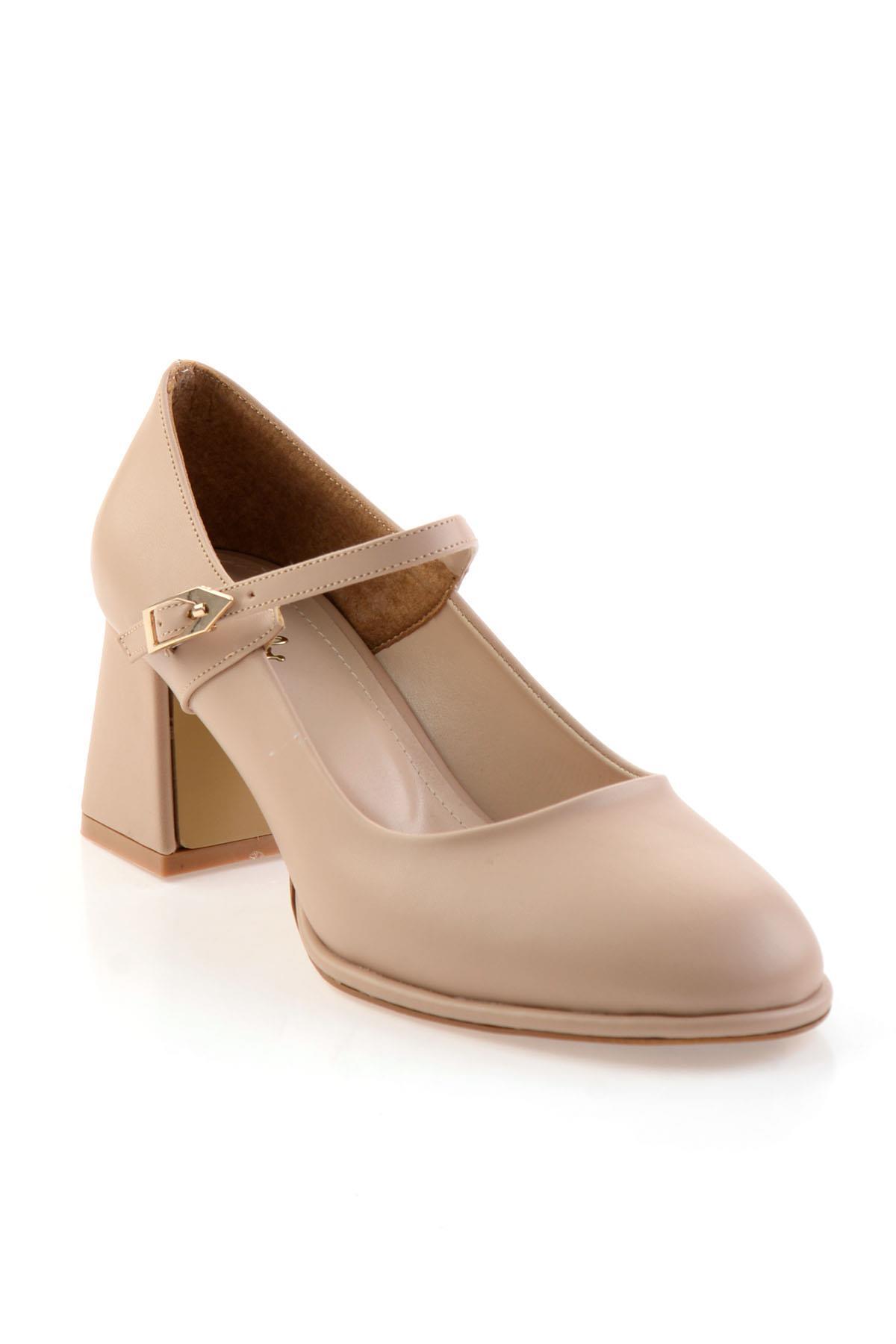 Nude  Kadın Klasik Topuklu Ayakkabı K01231467209