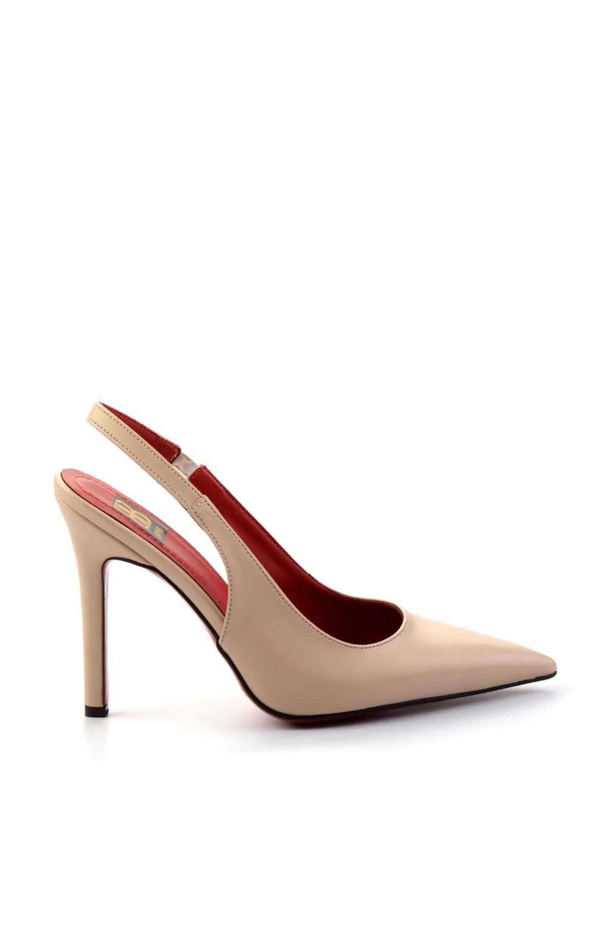 Nude  Kadın Klasik Topuklu Ayakkabı K01455018209