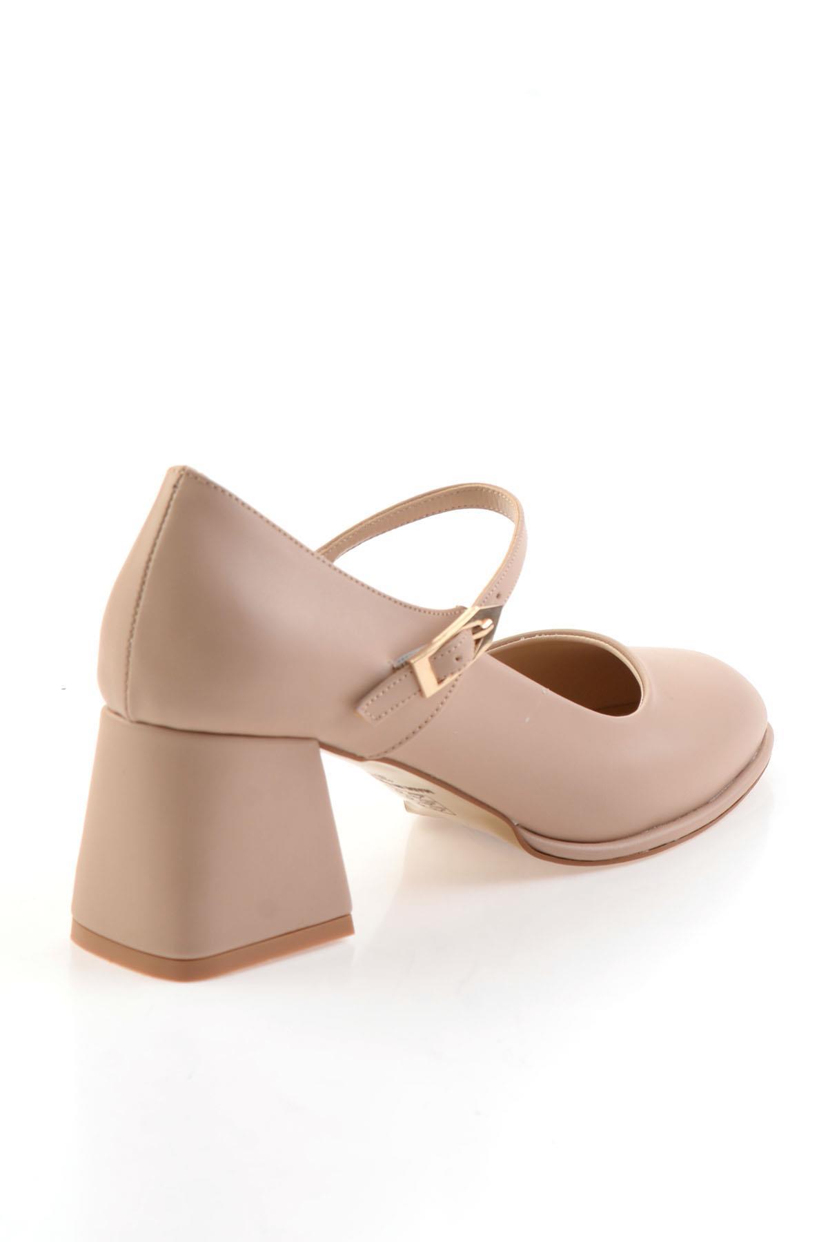 Nude  Kadın Klasik Topuklu Ayakkabı K01231467209