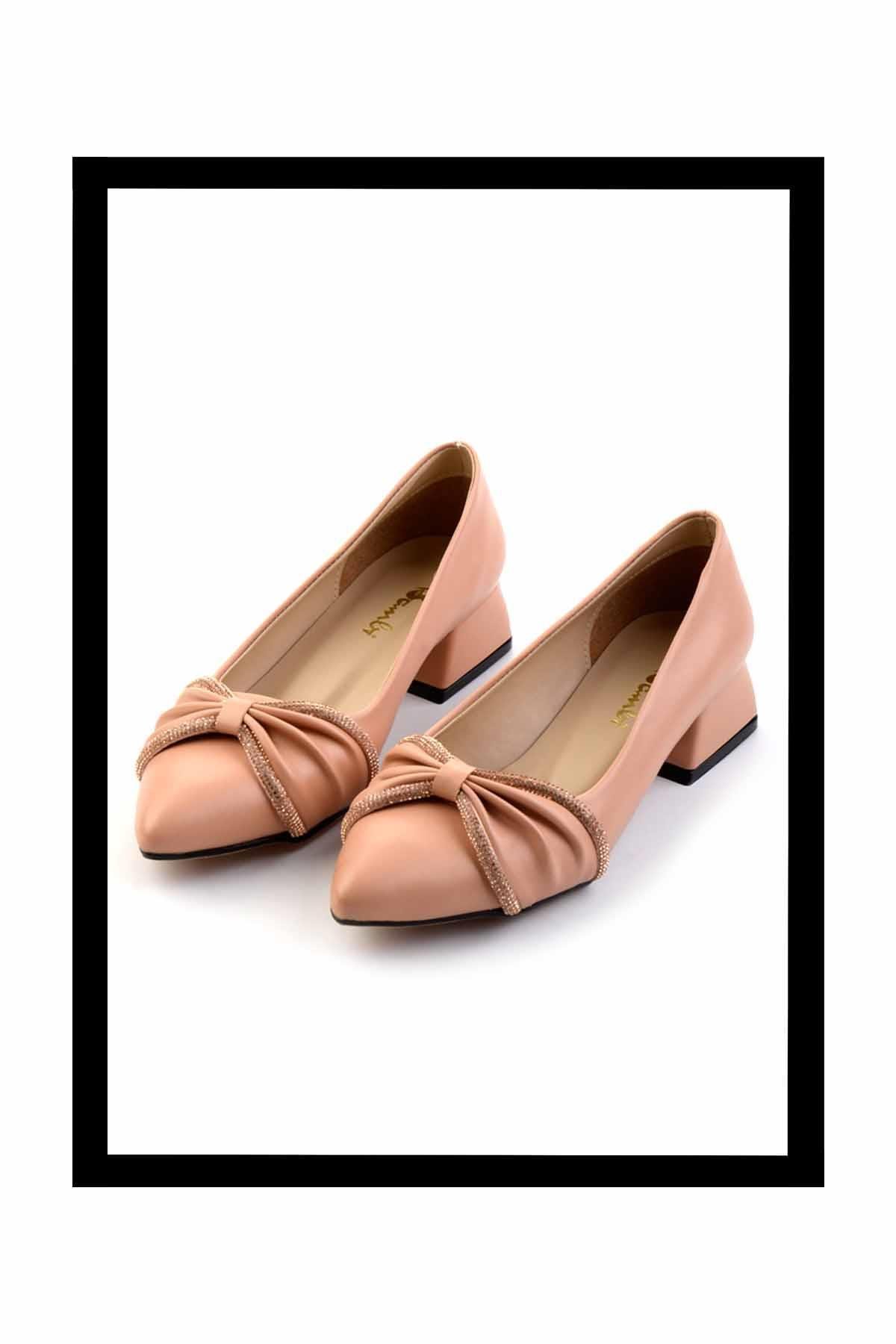 Nude  Kadın Klasik Topuklu Ayakkabı K01039102109