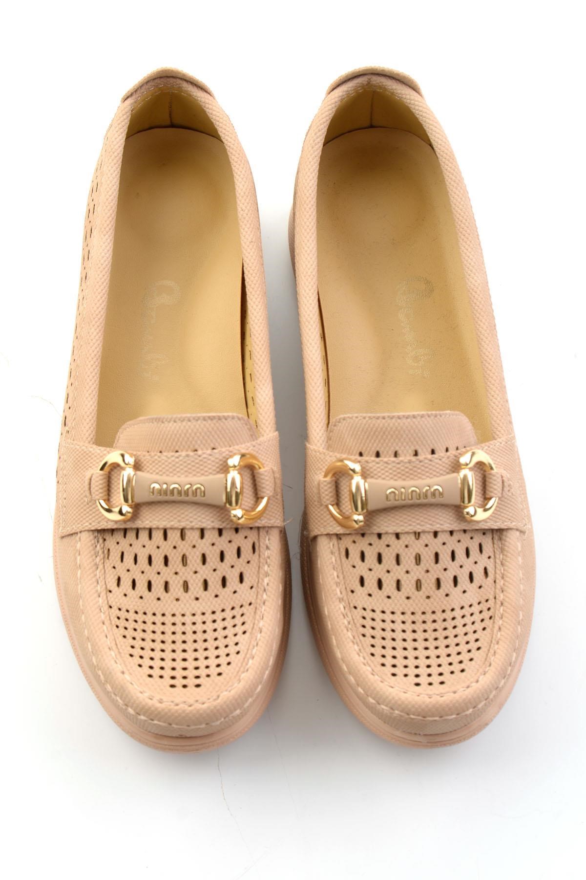 Nude  Kadın Loafer Ayakkabı K01536104637