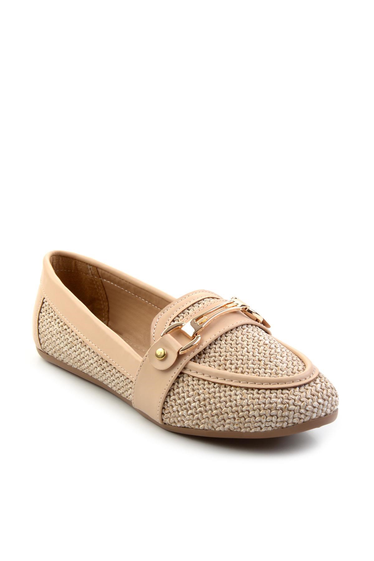 Nude  Kadın Loafer Ayakkabı K01688011109
