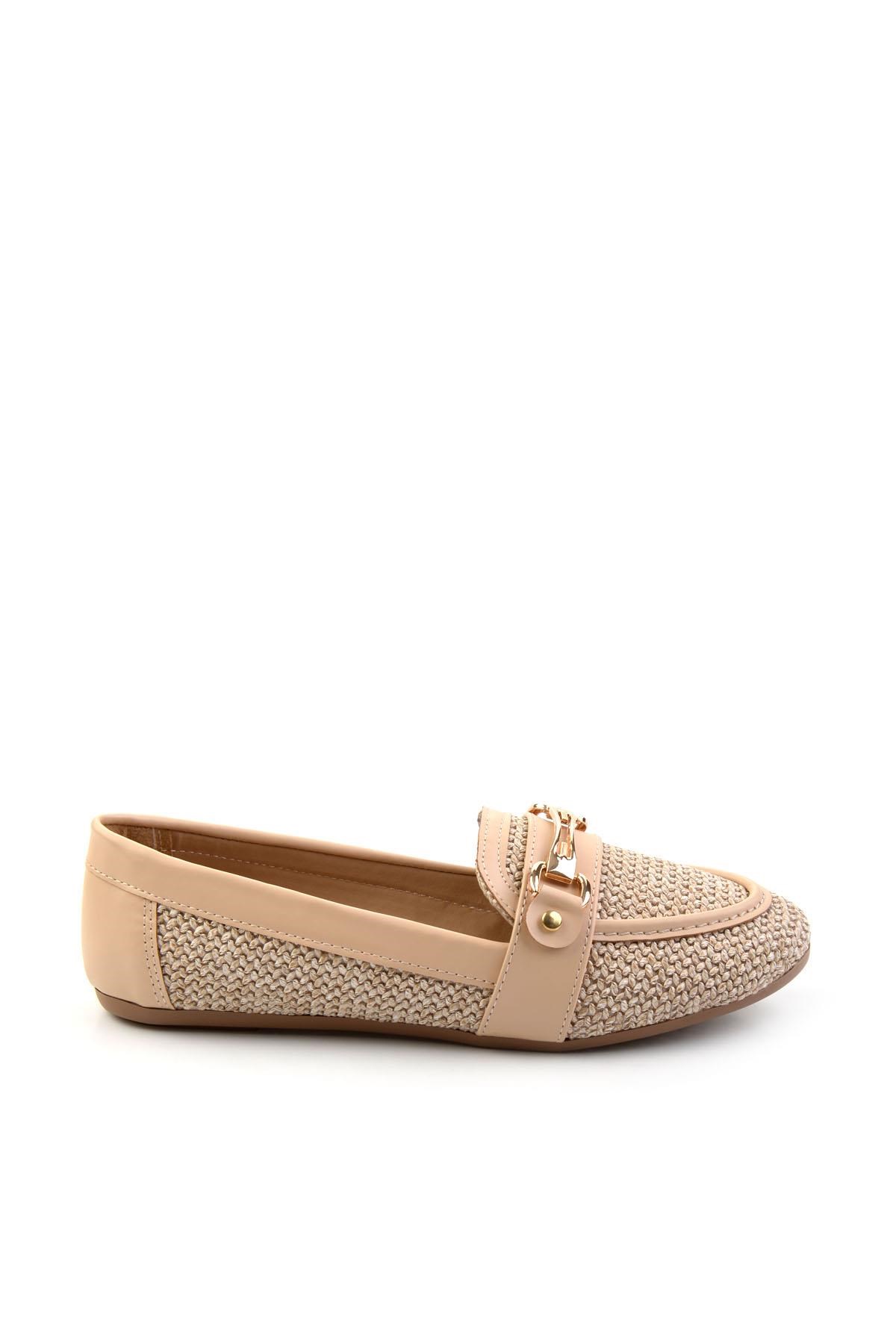 Nude  Kadın Loafer Ayakkabı K01688011109