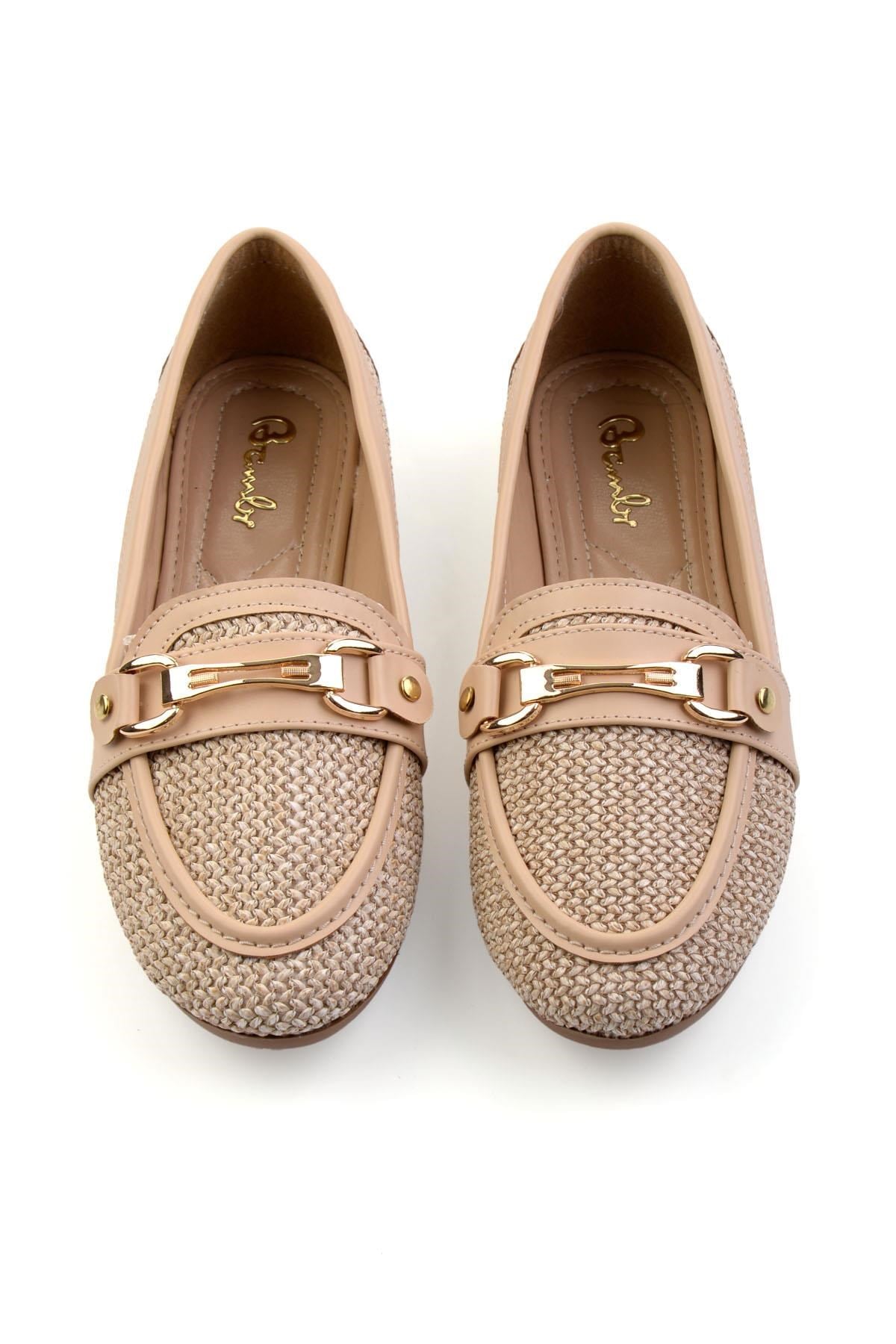Nude  Kadın Loafer Ayakkabı K01688011109