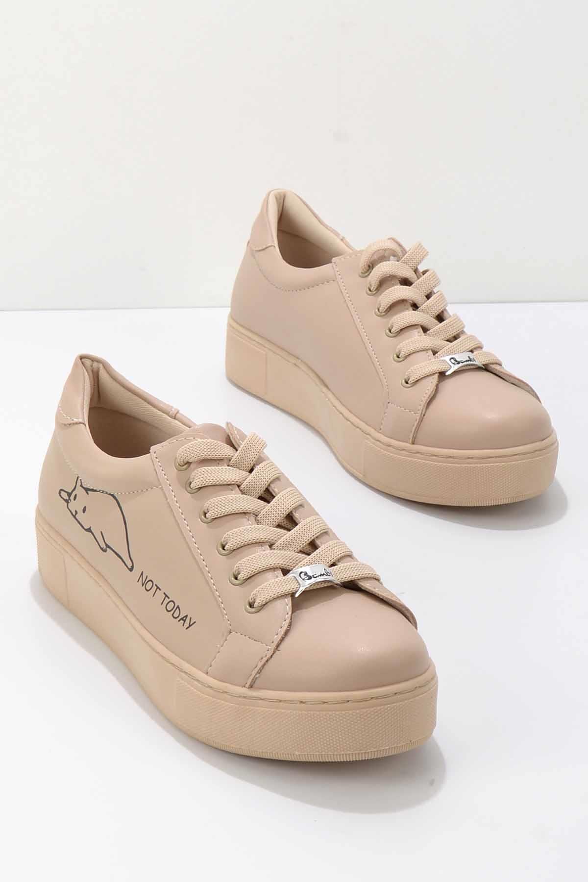 Nude  Kadın Sneaker K01836004009