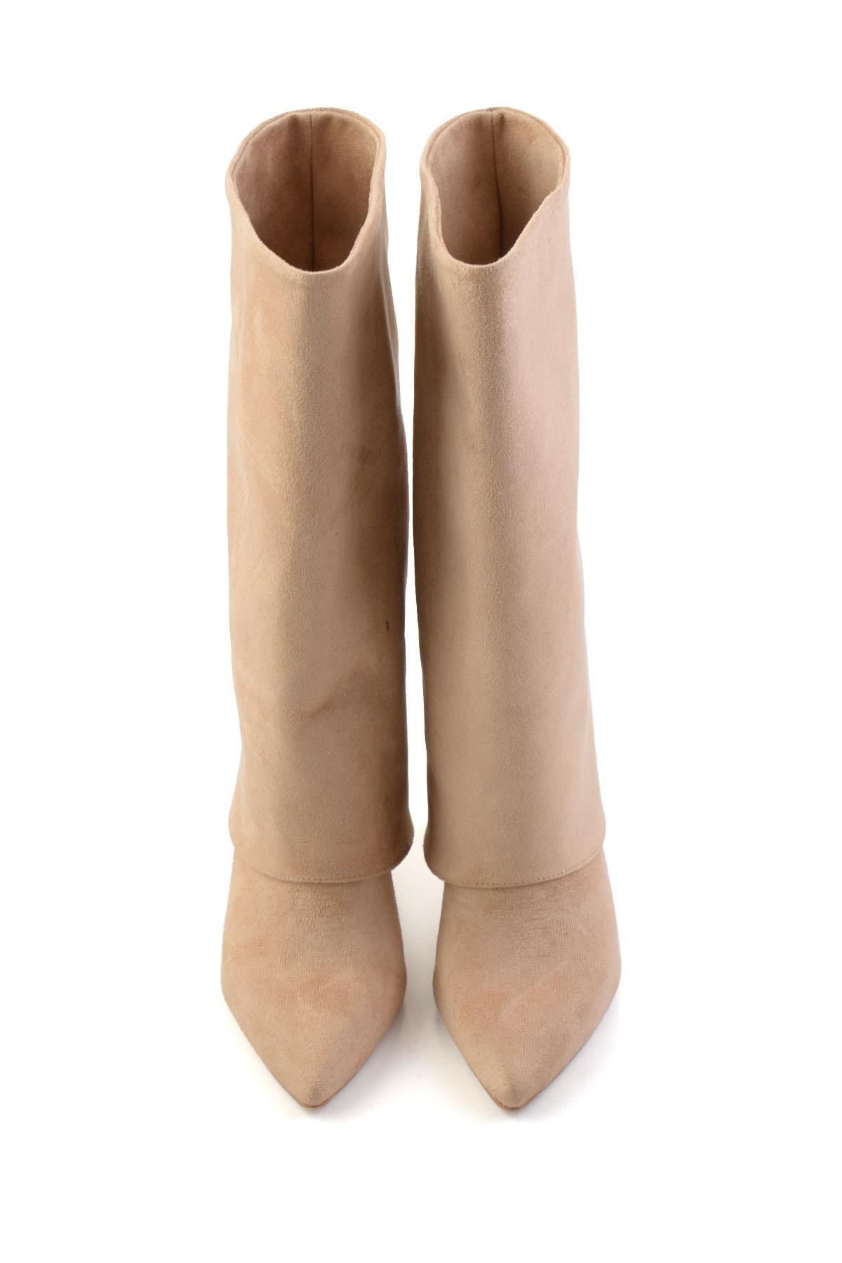 Nude Süet  Kadın Çizme K03116022072