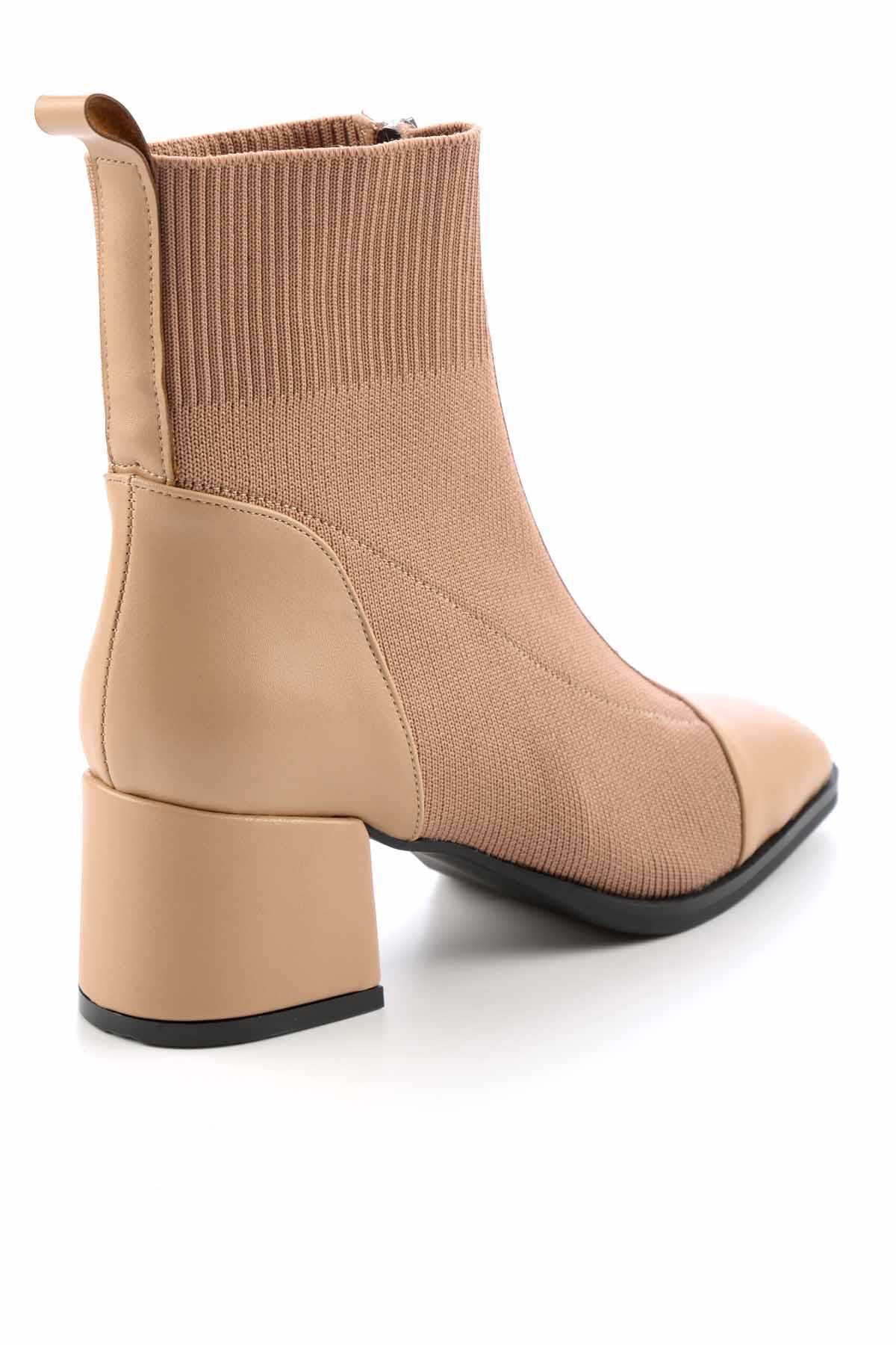Nude Triko  Kadın Bot & Bootie K02687080082