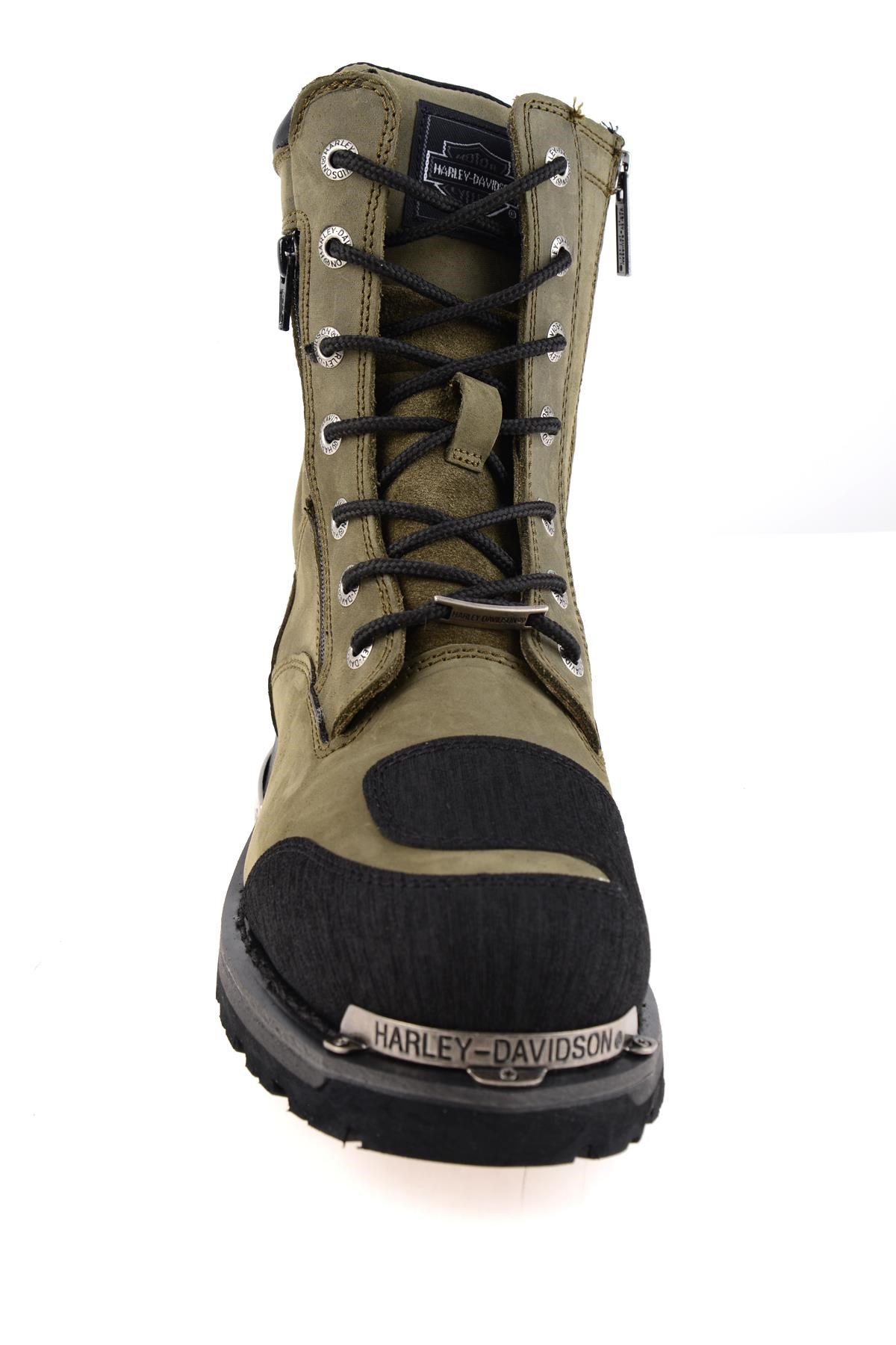 Olive Hakiki Deri Erkek Bot & Bootie HD1777055203
