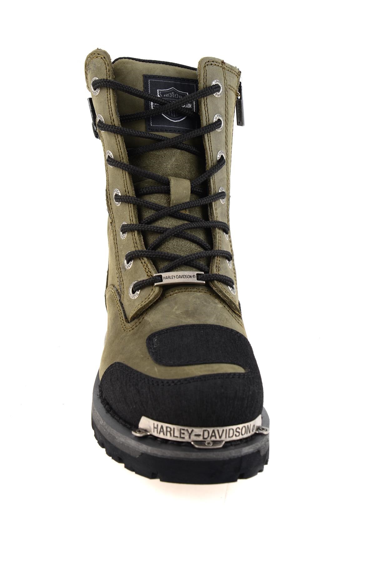 Olive Hakiki Deri Kadın Bot & Bootie HD0777032103