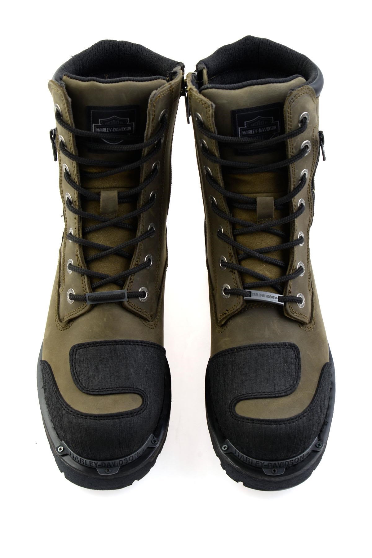Olive Hakiki Deri Kadın Bot & Bootie HD0777032103