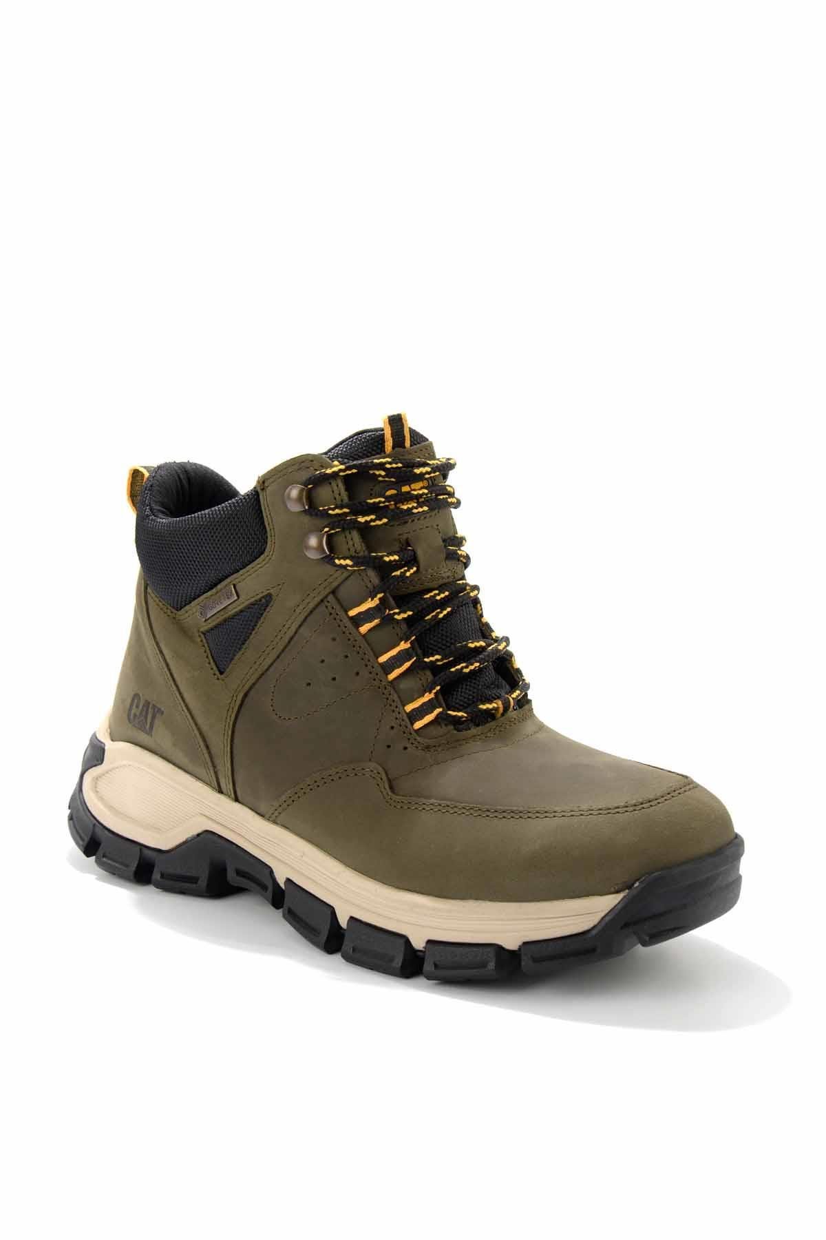 Olive Leather Erkek Bot & Bootie CAT1111130601