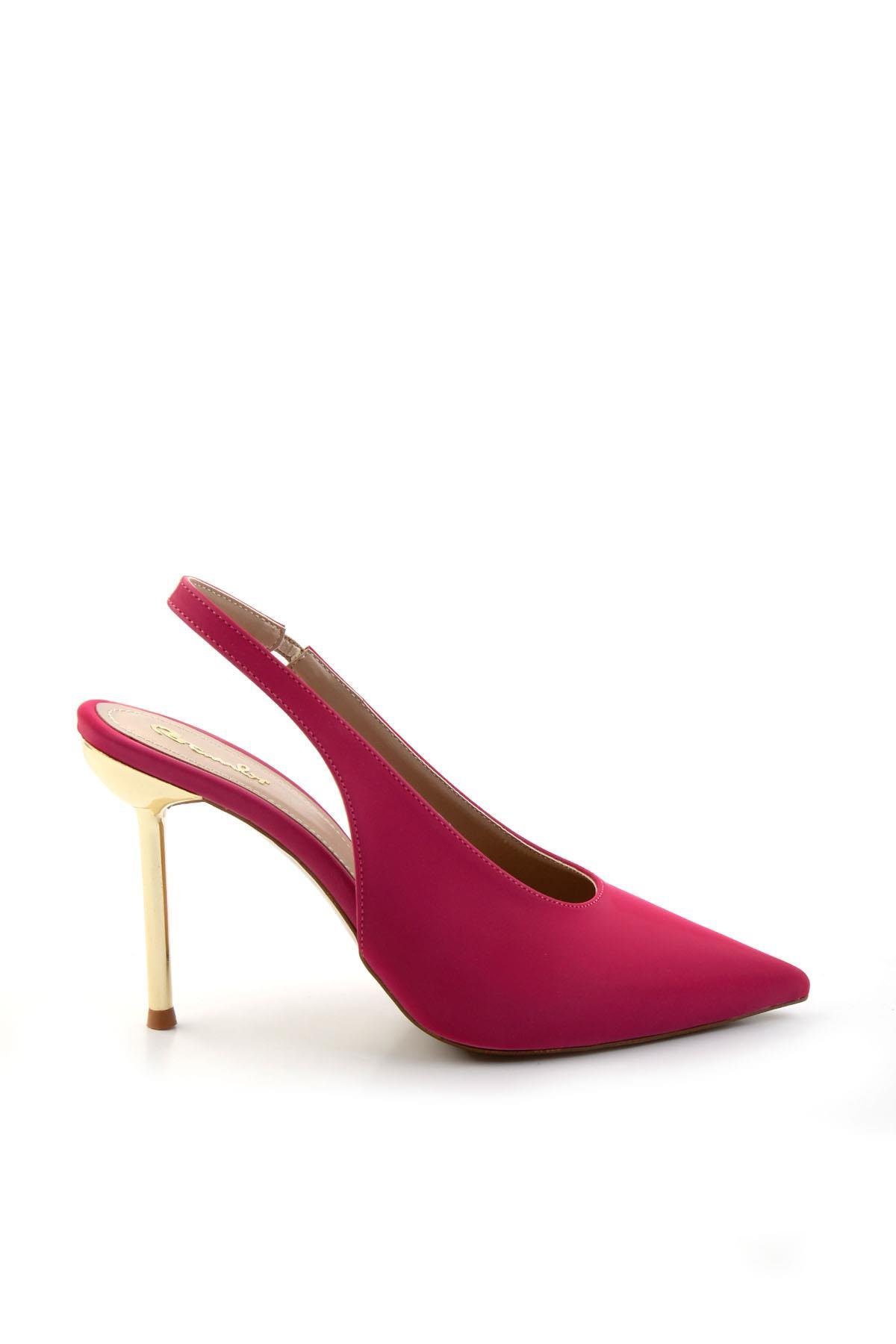 Parlak Fuşya  Kadın Klasik Topuklu Ayakkabı K01209080038
