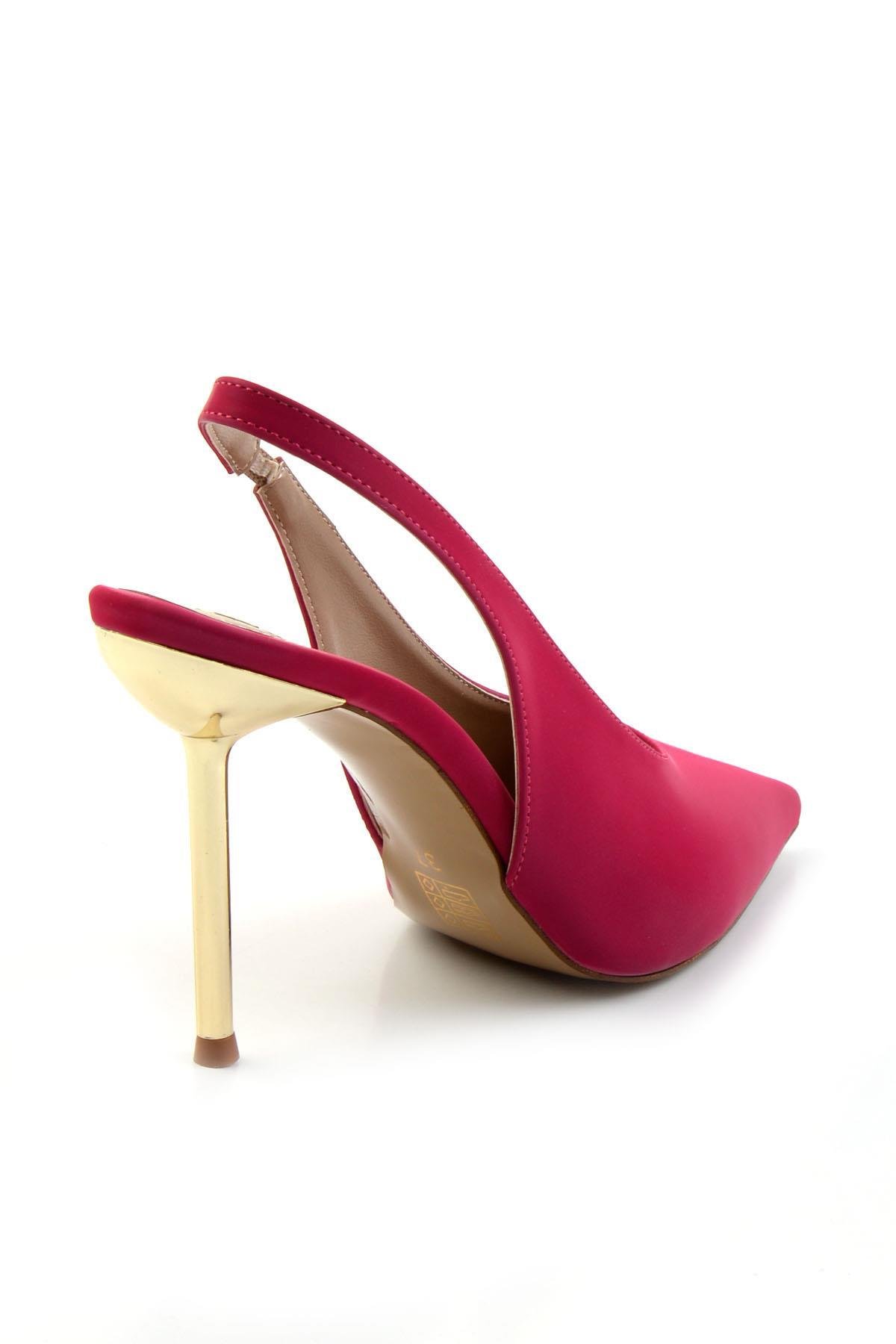 Parlak Fuşya  Kadın Klasik Topuklu Ayakkabı K01209080038