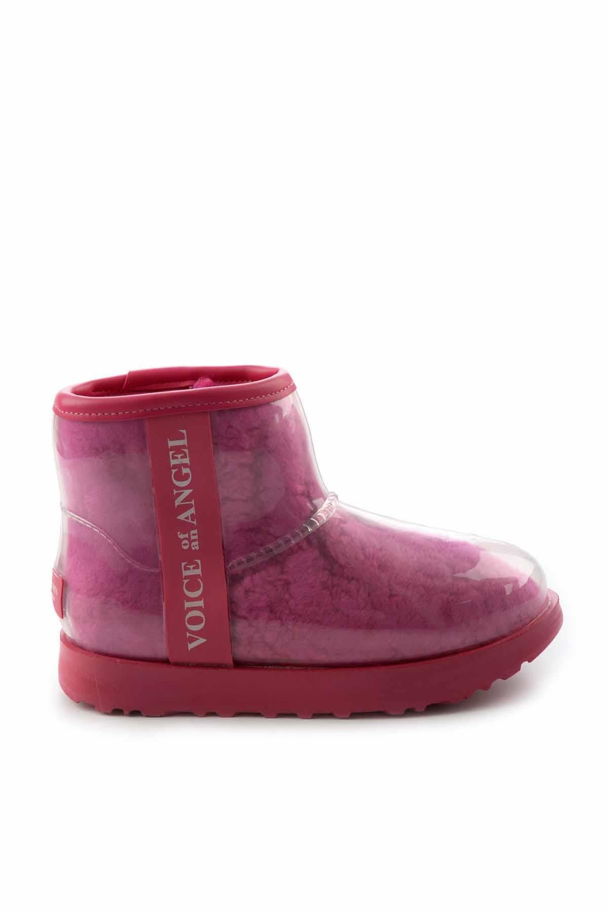 Pembe Kürklü  Kadın Bot & Bootie K02661000197