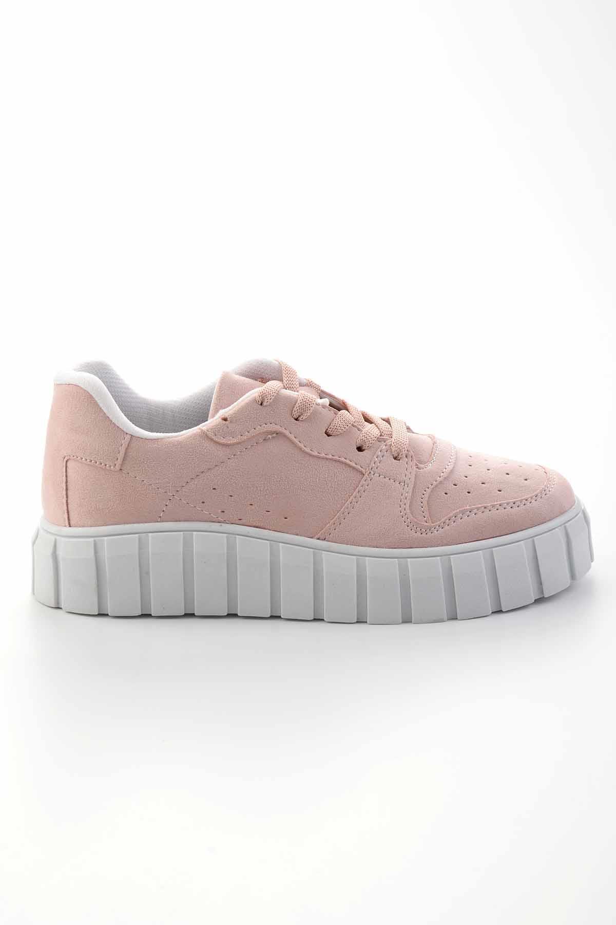 Pudra Süet  Kadın Sneaker K01938008072