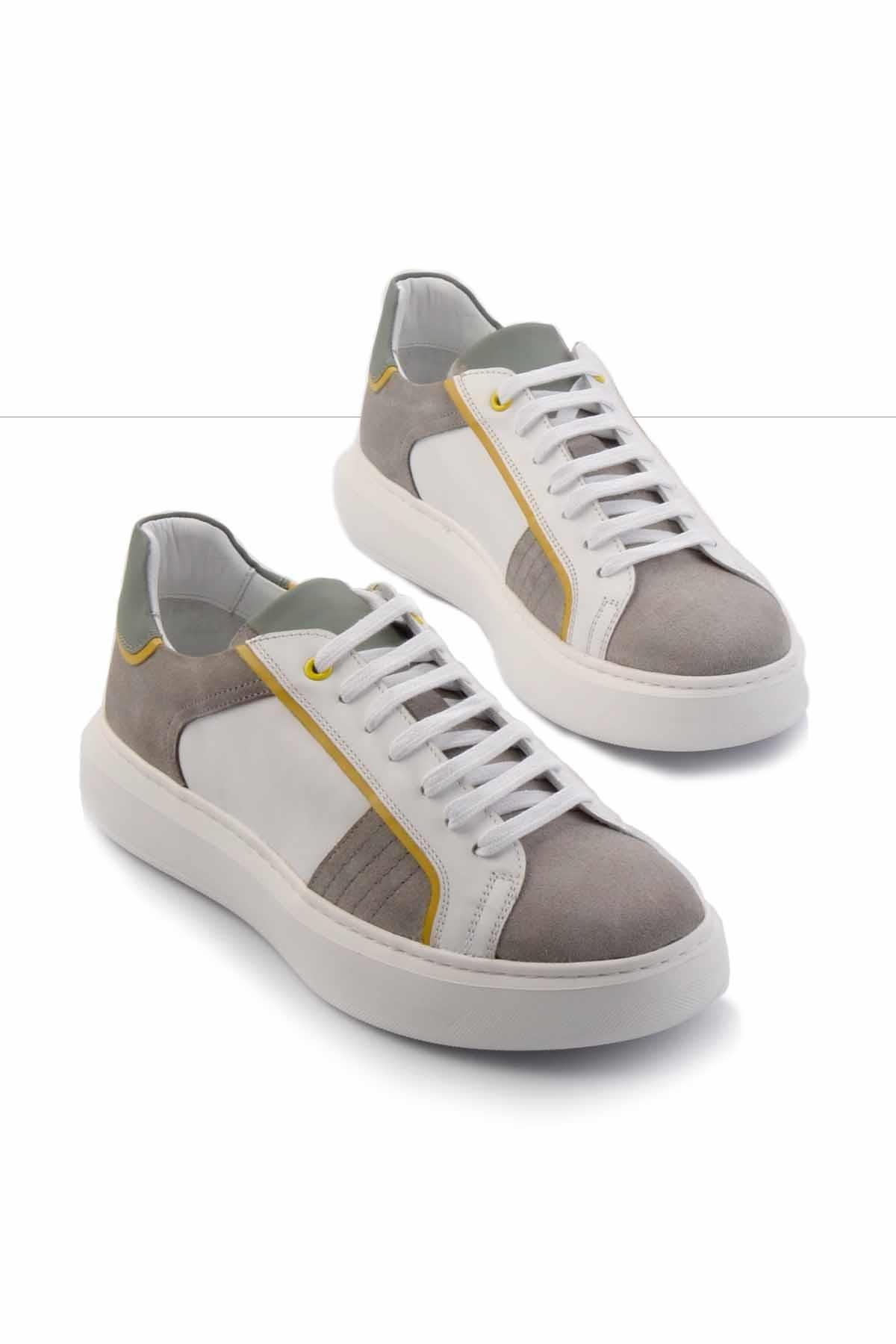 Quarzo Leather Erkek Sneaker E01901254702