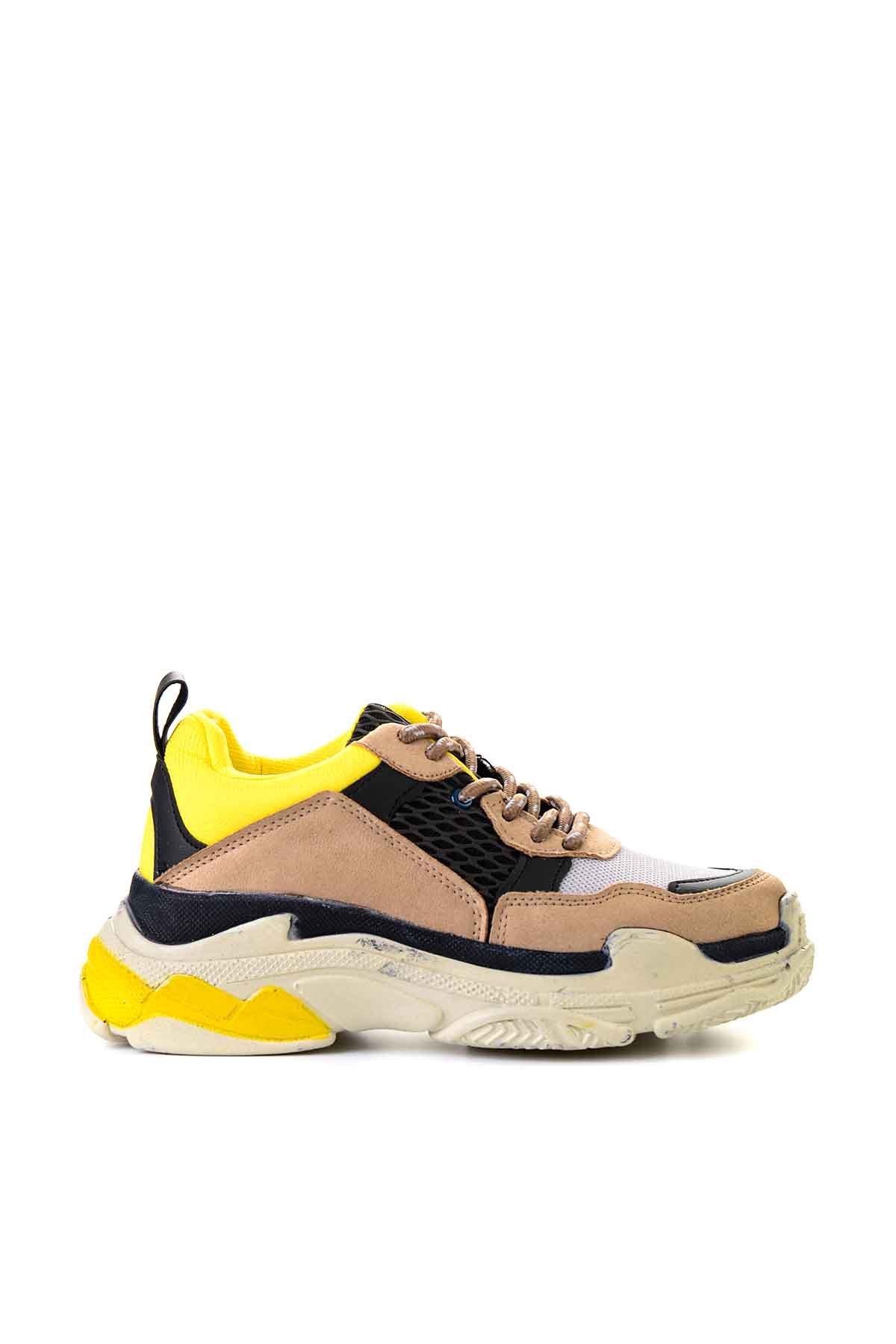 Sarı/Yesıl Kadın Sneaker
