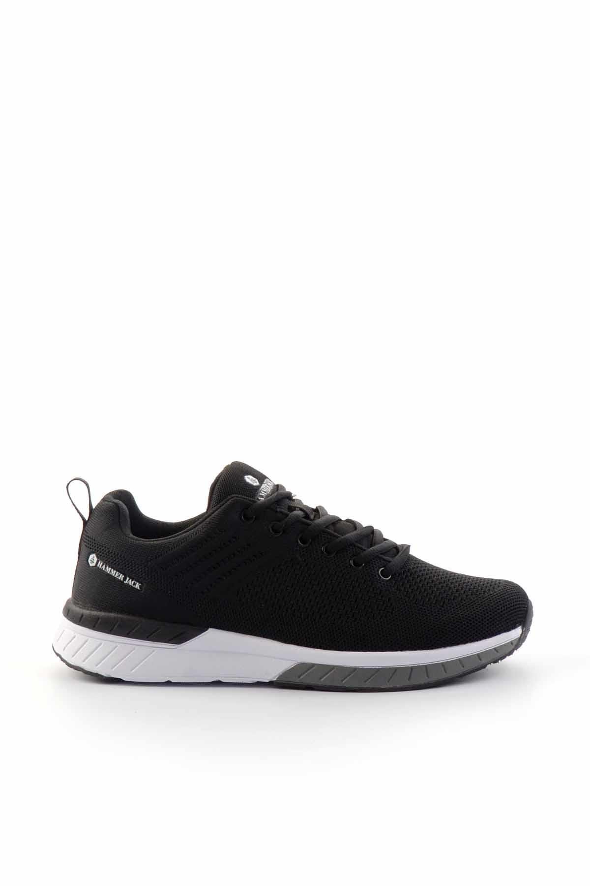 Siyah Beyaz  Erkek Sneaker E01142120085