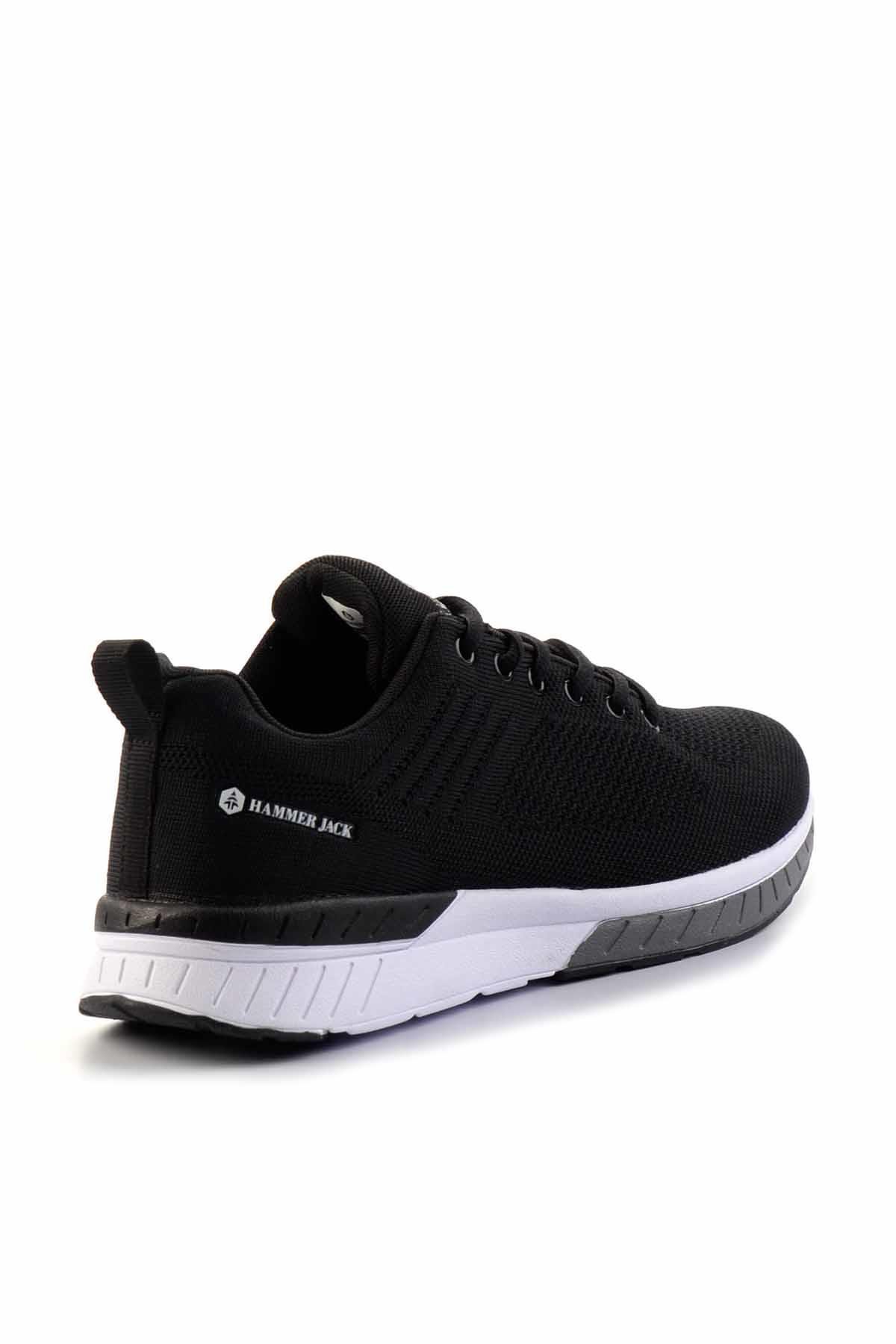 Siyah Beyaz  Erkek Sneaker E01142120085