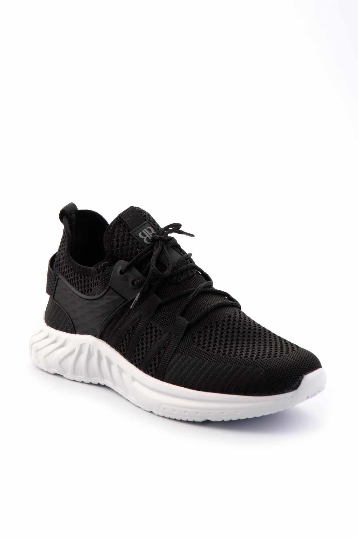 Siyah Beyaz  Erkek Sneaker E01768002182
