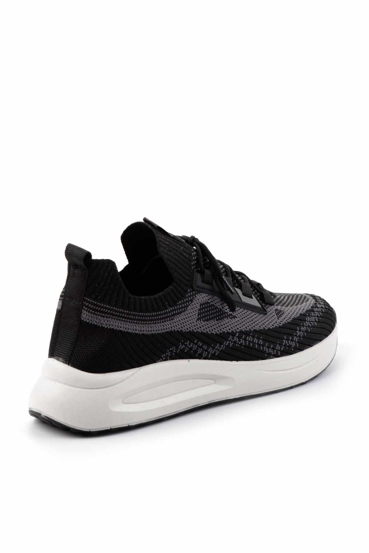 Siyah Beyaz  Erkek Sneaker E01768002382