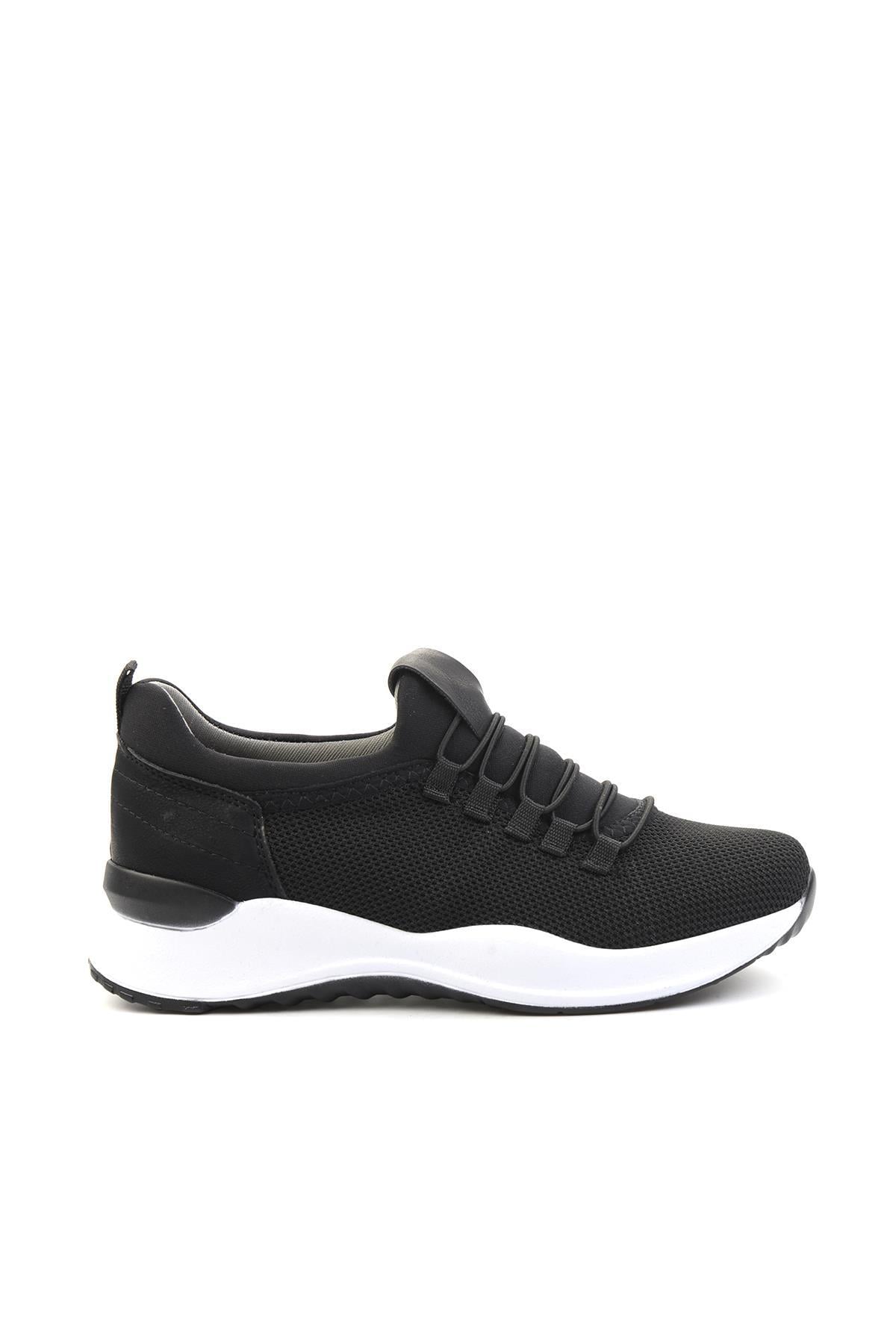 Siyah Beyaz  Kadın Sneaker K01586060617