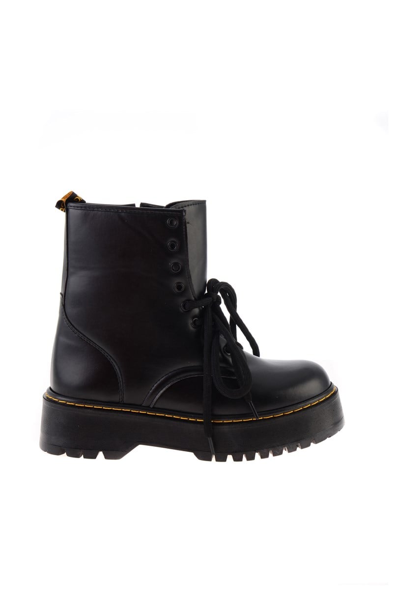 SIYAH KADIN CASUAL BOT K0536410009 | Bambi