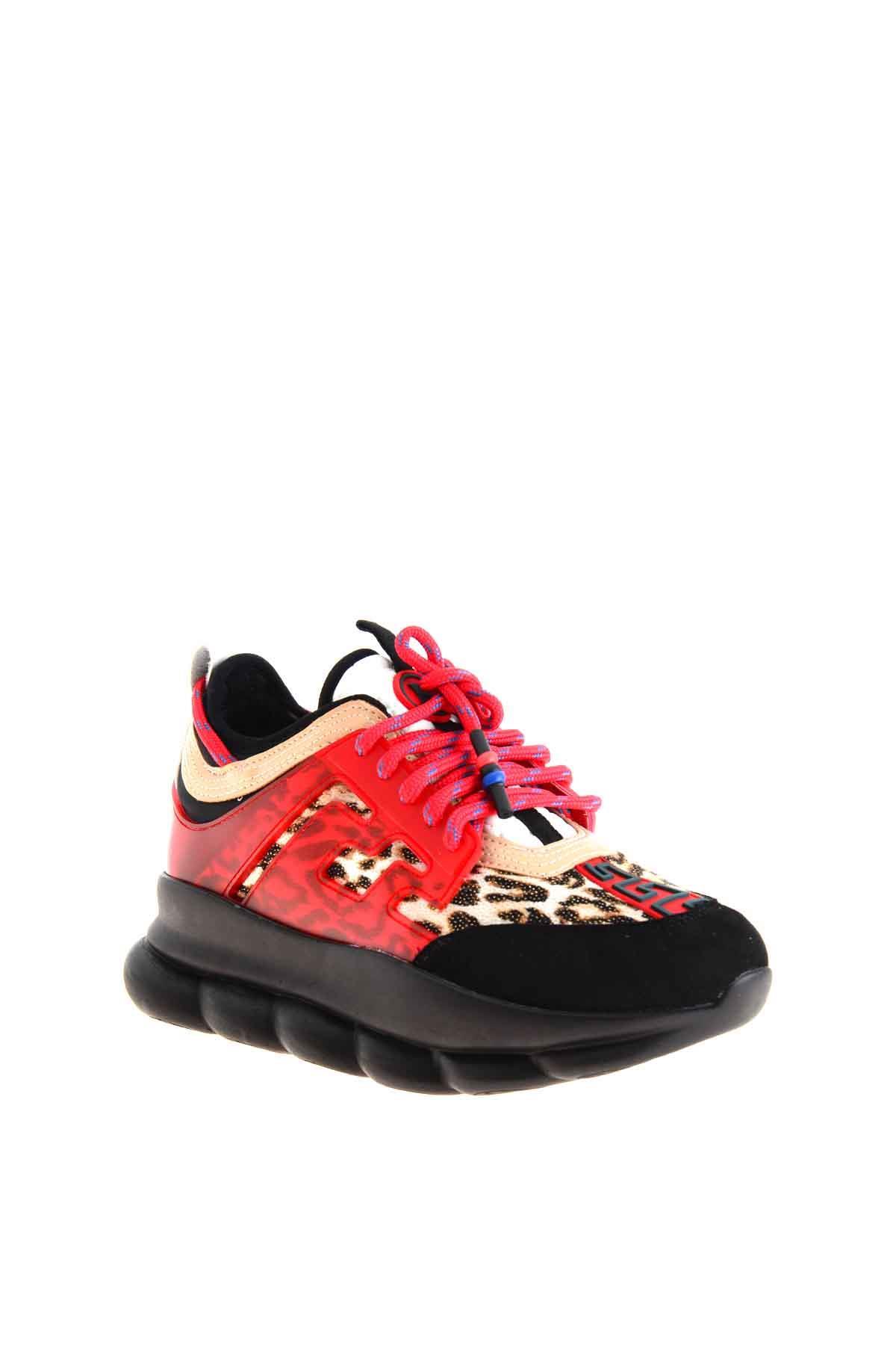 Siyah Çok Renkli Süet  Kadın Sneaker K0541711965