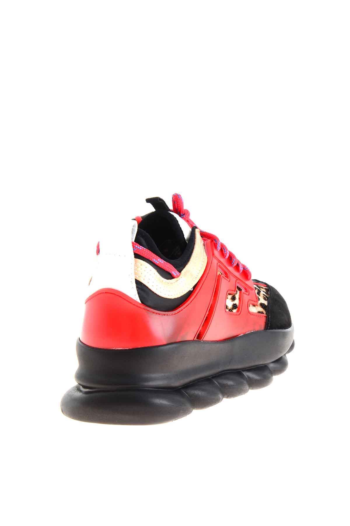 Siyah Çok Renkli Süet  Kadın Sneaker K0541711965