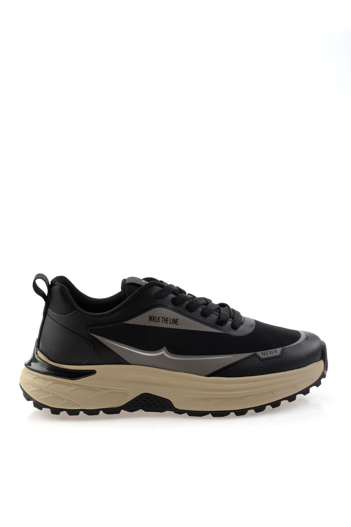Siyah Gri  Erkek Sneaker E01175526122