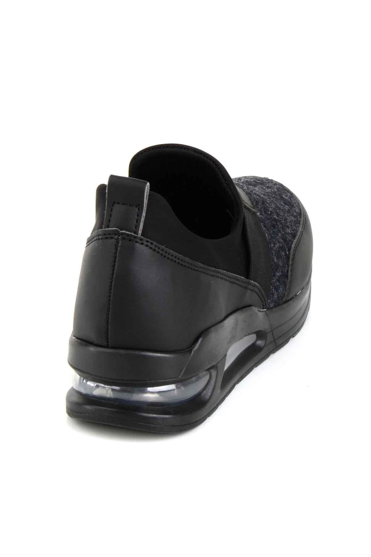 Siyah Gri  Kadın Sneaker E0223013409