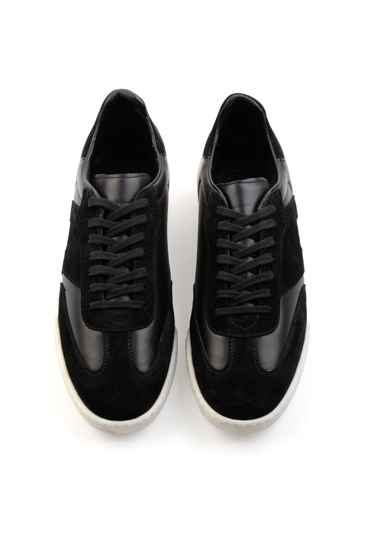 Siyah Hakiki Deri Erkek Sneaker E01442500102