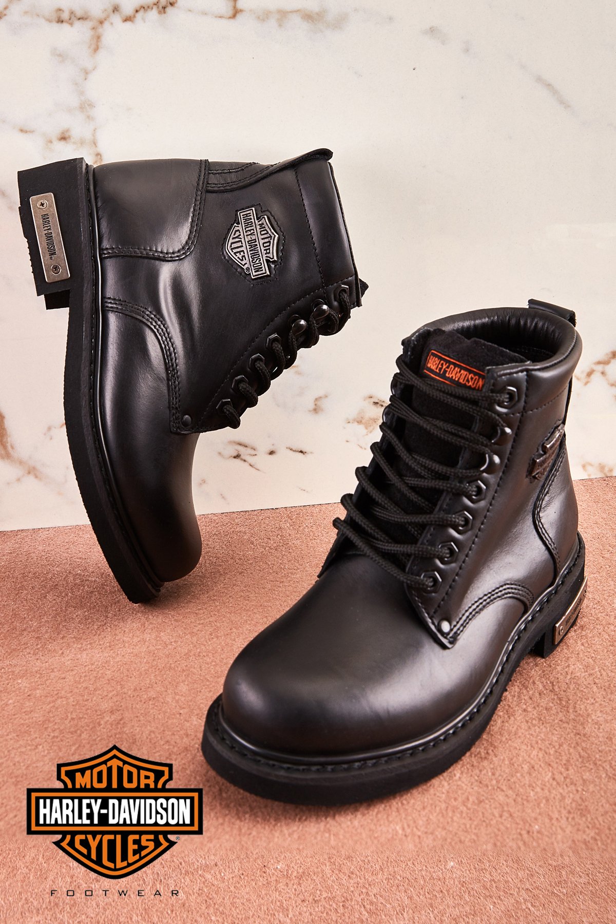 SIYAH HARLEY DAVIDSON BOT C0777009603