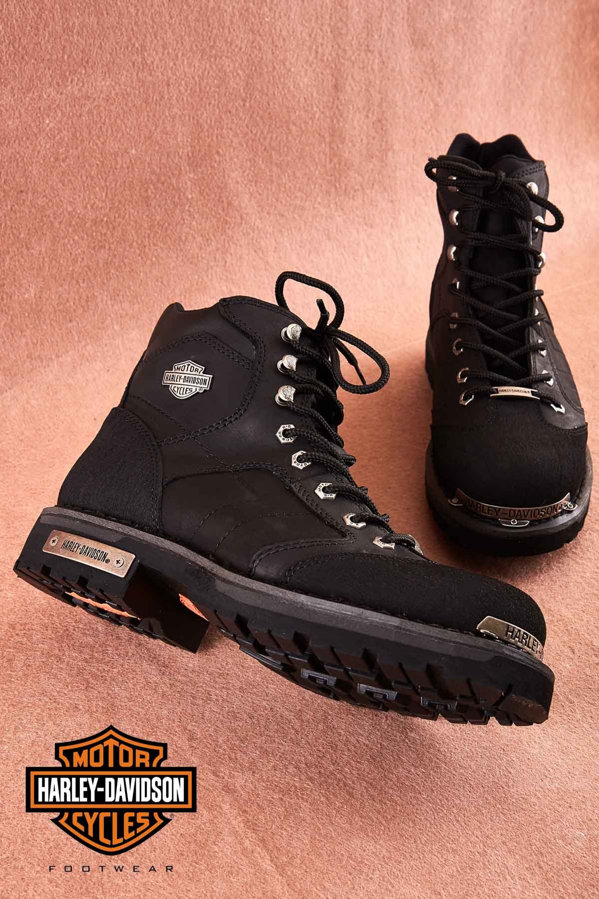 SIYAH HARLEY DAVIDSON ERKEK BOT C1777053003