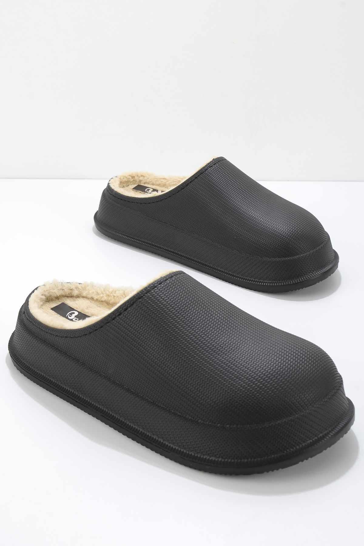 Siyah Jel  Kadın Ev Terliği K04819300159