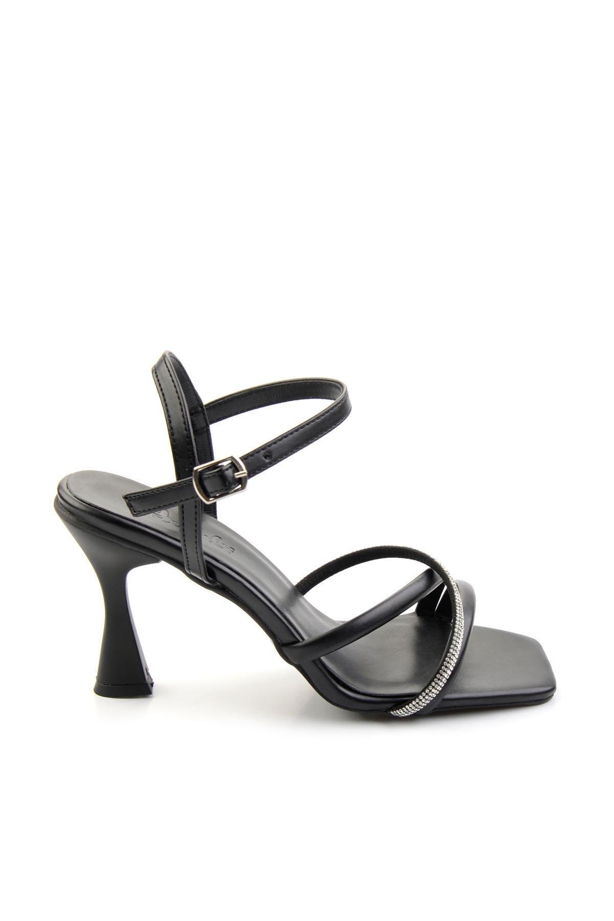 Siyah  Kadın Abiye Ayakkabı K05124002809