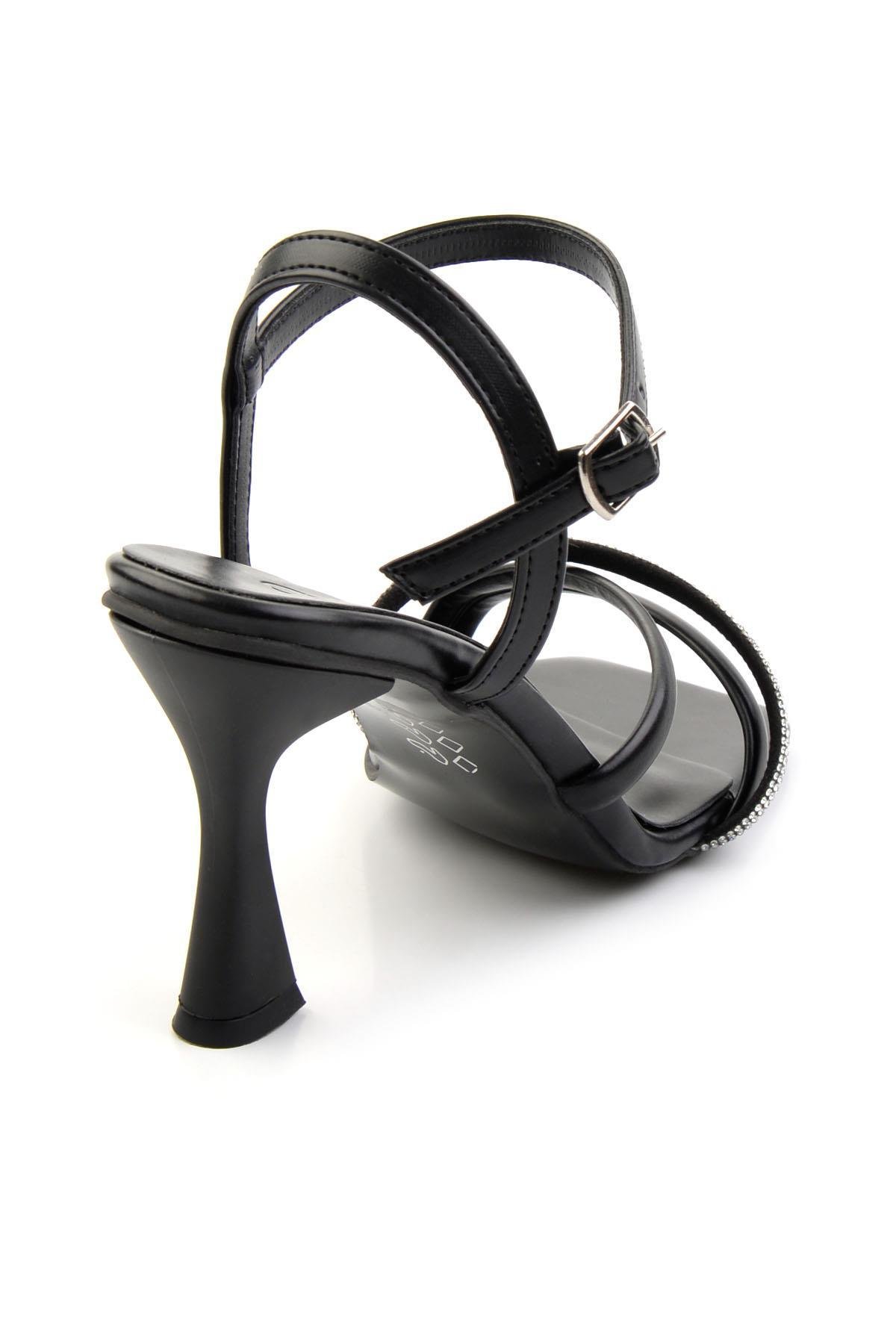 Siyah  Kadın Abiye Ayakkabı K05124002809