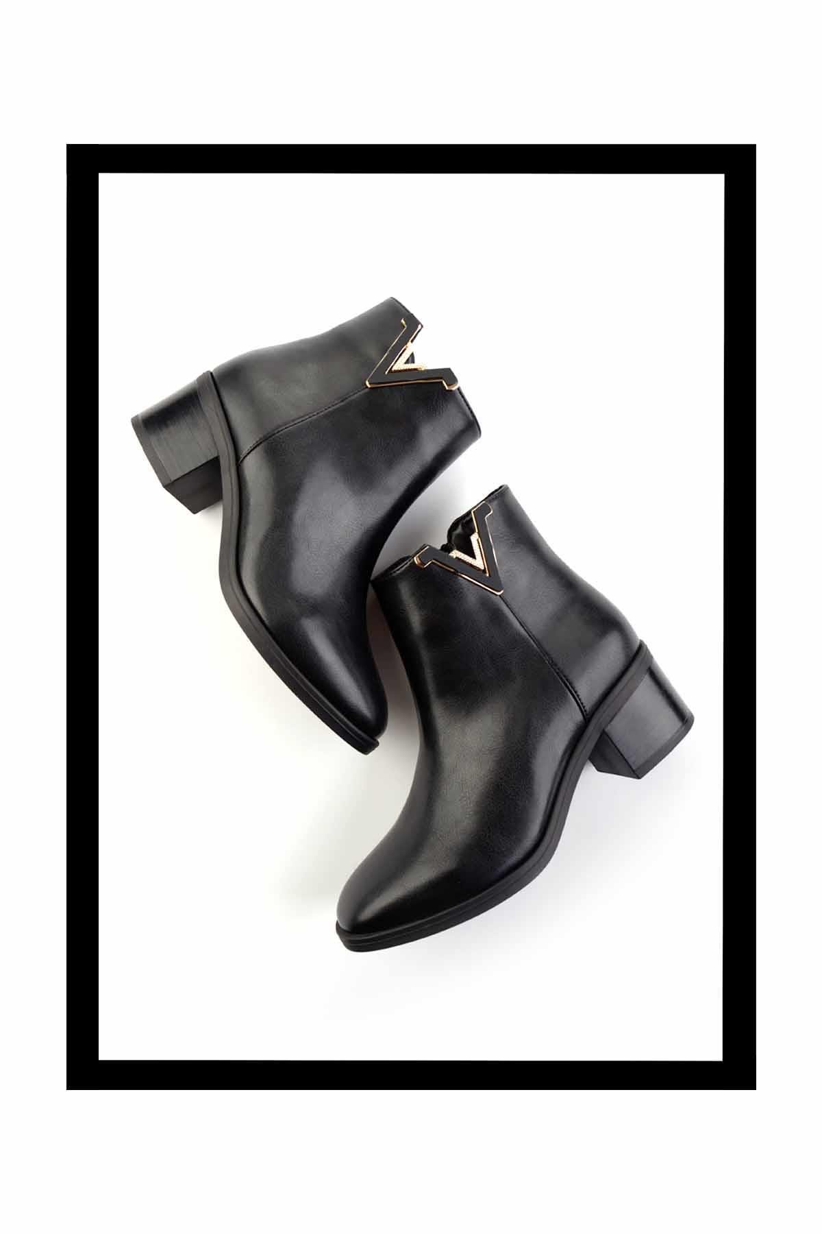 Siyah  Kadın Bot & Bootie K02049001909
