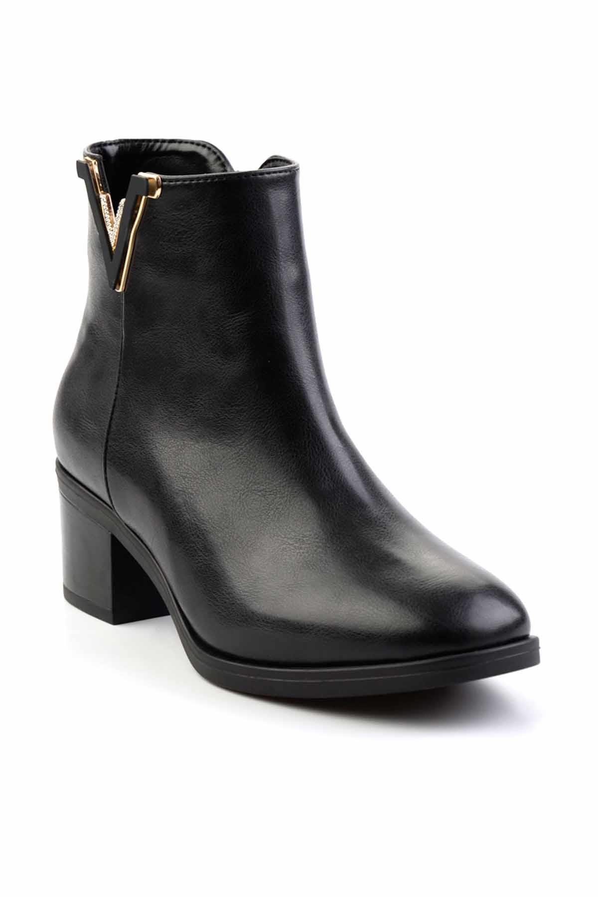 Siyah  Kadın Bot & Bootie K02049001909