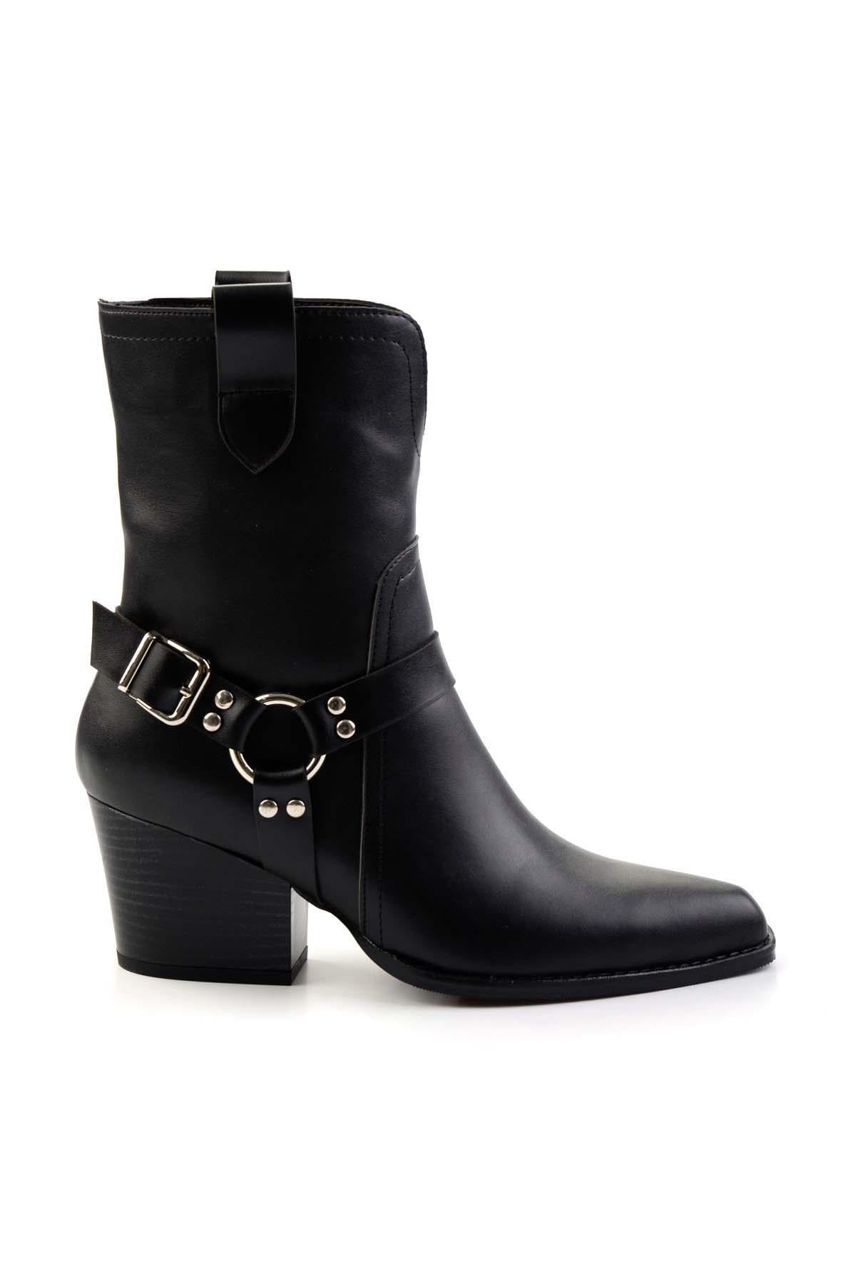 Siyah  Kadın Bot & Bootie K02055014009