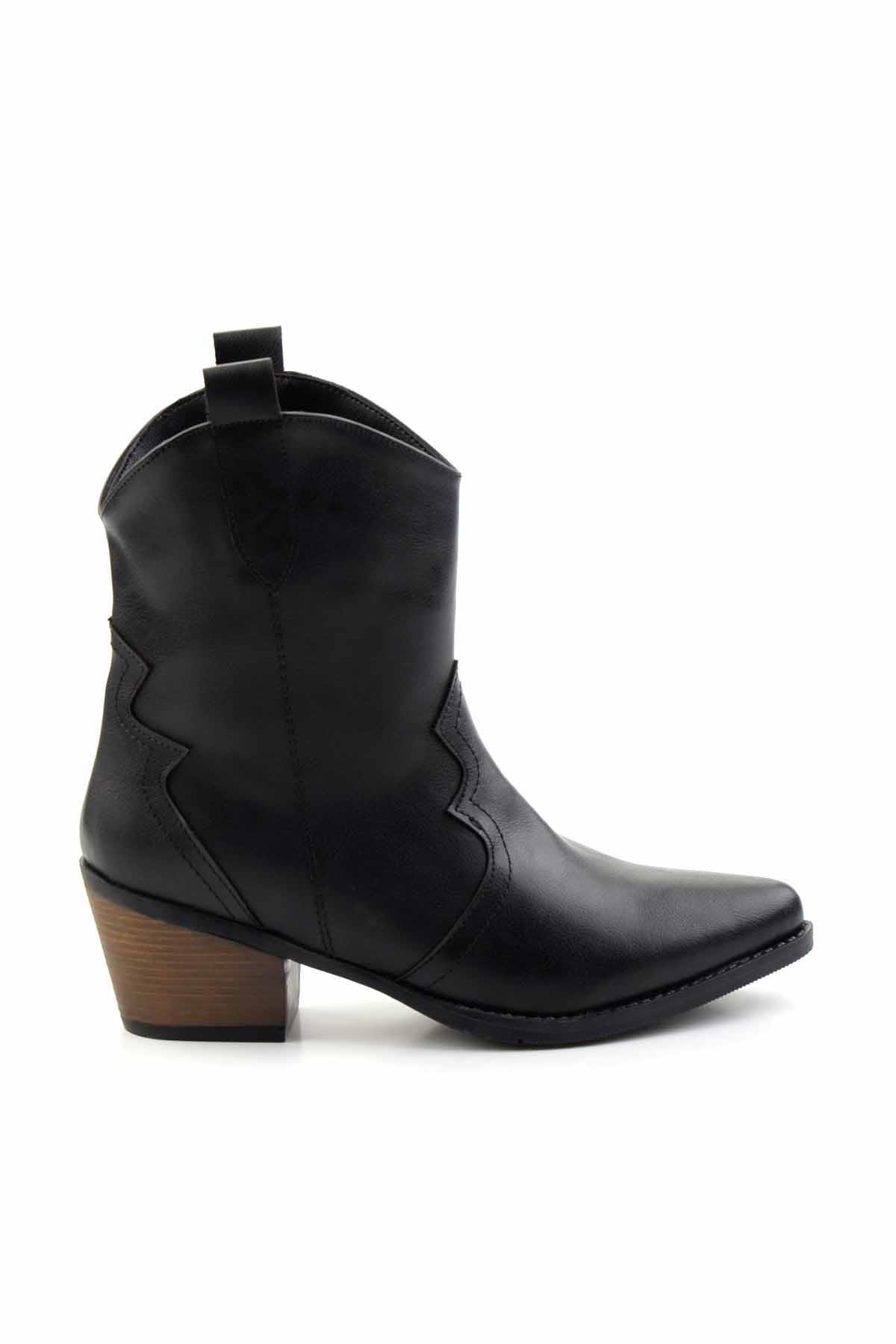 Siyah  Kadın Bot & Bootie K02069011009