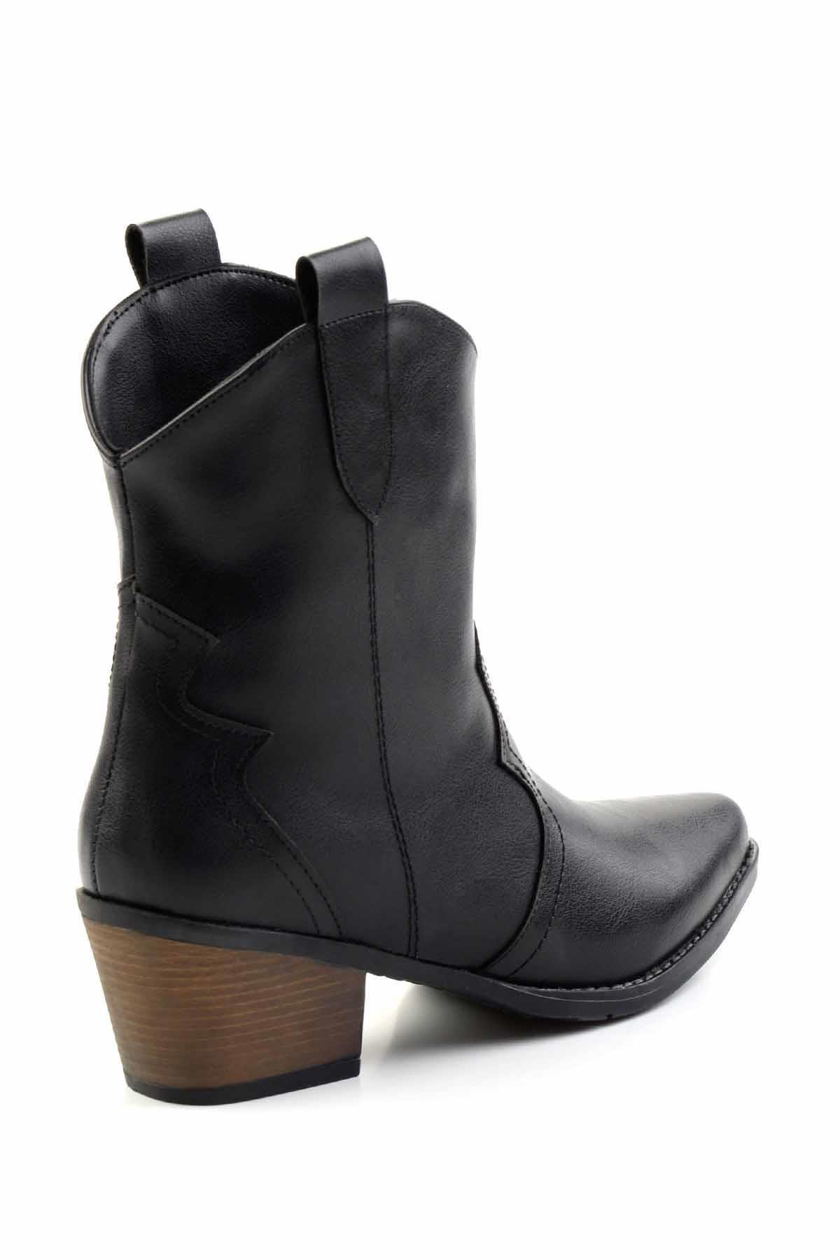 Siyah  Kadın Bot & Bootie K02069011009